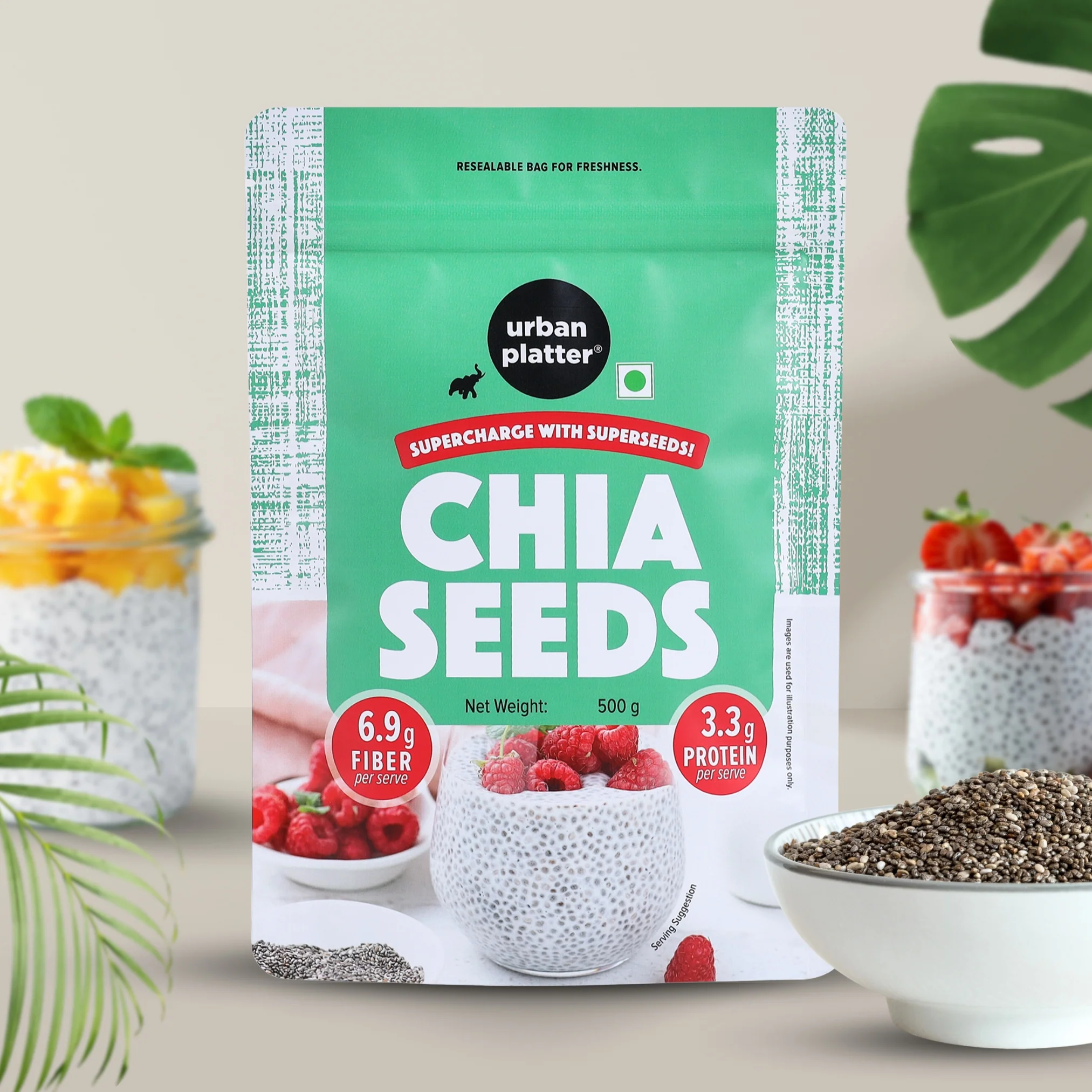 Black Chia Seeds, (Rich in Omega-3, Fibre & Protein | Superfood) - Image 7