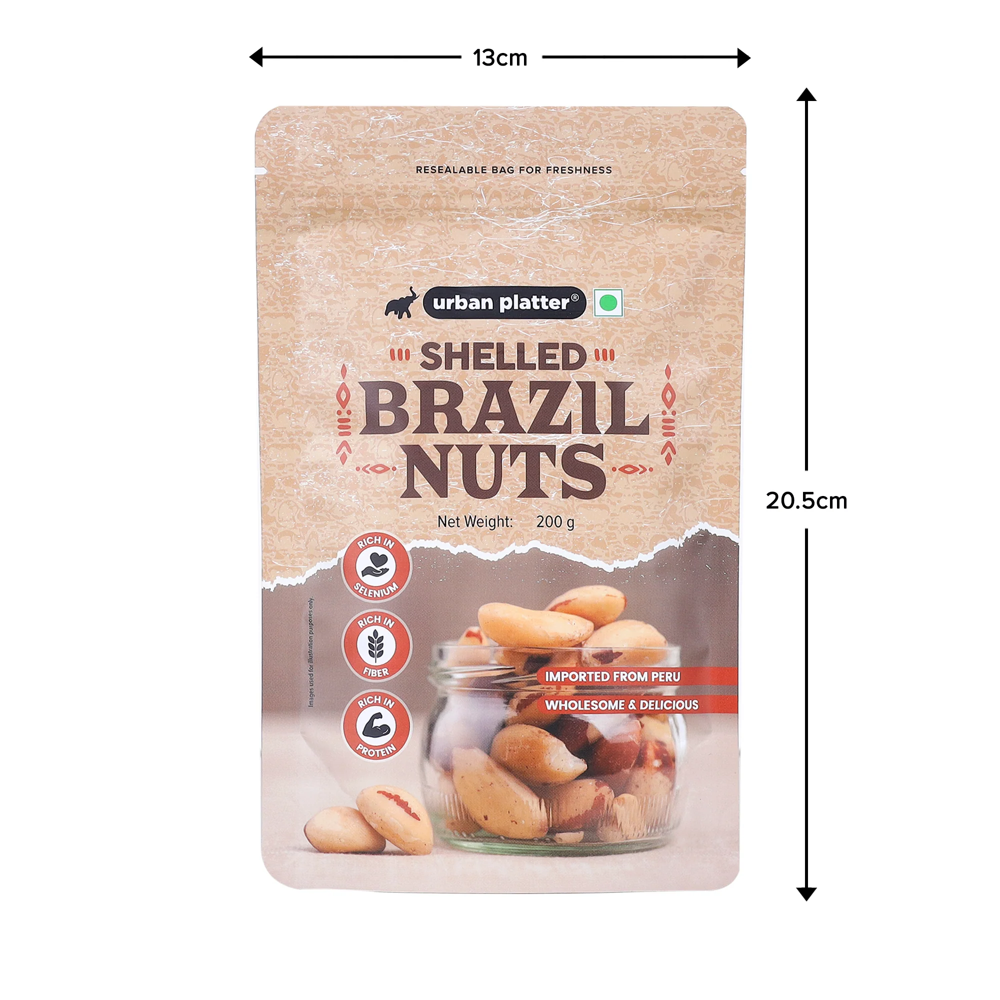 Brazil Nuts, 200g (Rich in Selenium, Superfood, Have 1 Daily, Product of Peru) - Image 10