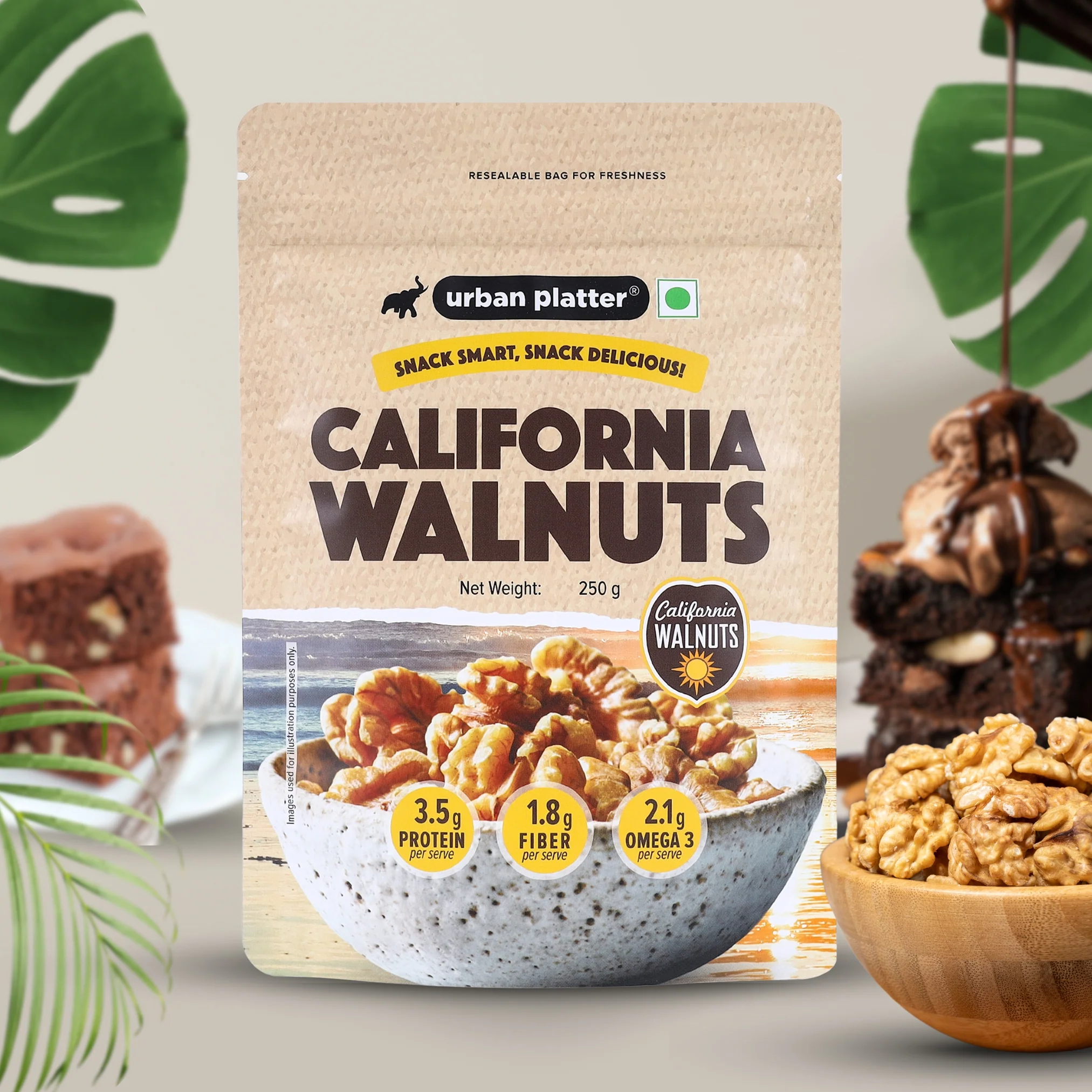 California Walnut Kernels, 250g (Shelled Halves, Rich in Omega-3 & Antioxidants, Heart-Healthy Snack) - Image 5
