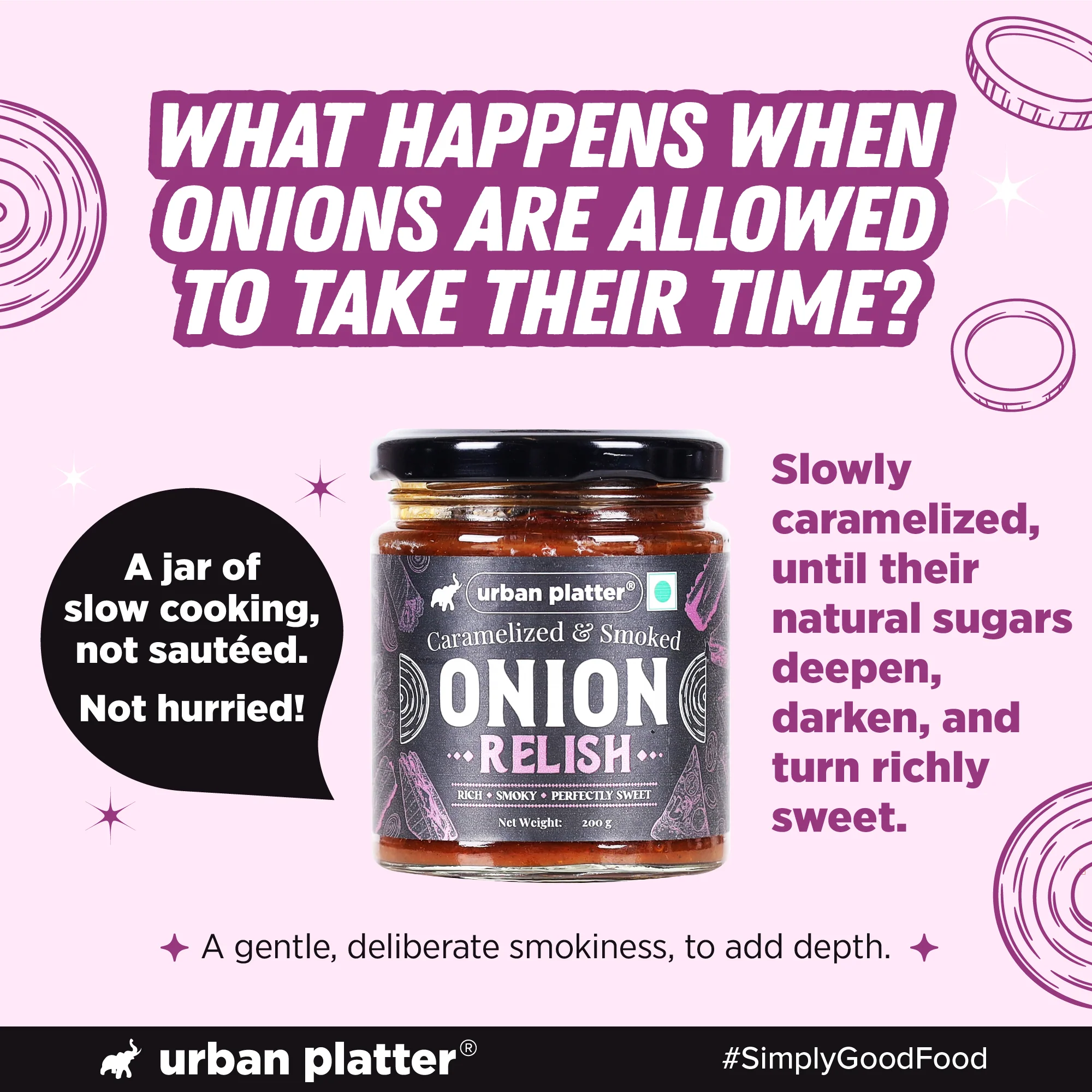 Caramelised & Smoked Onion Relish, 200g (Gourmet Spread, Savory-Sweet Flavour, Perfect for Sandwiches, Burgers, Cheese Boards & More) - Image 6