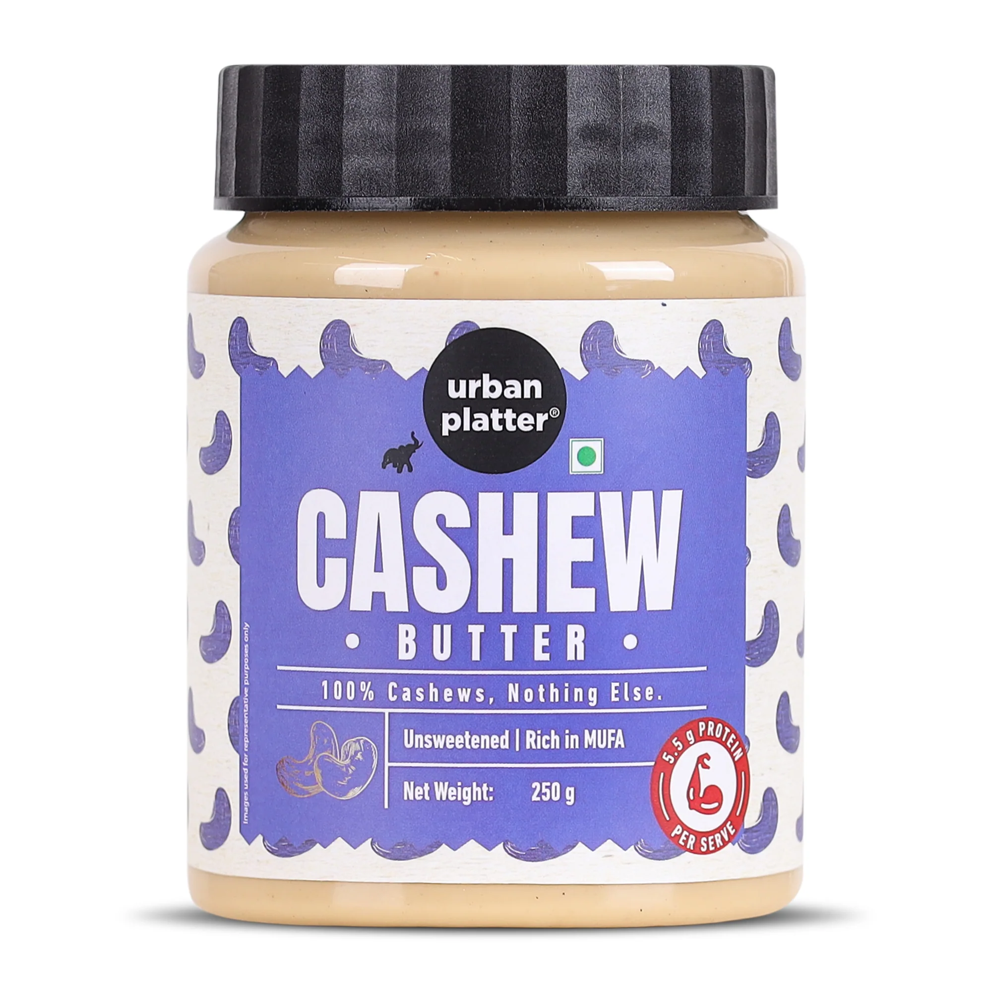 Cashew Butter, 250g (Rich & Creamy | Single Ingredient | Keto-Friendly)