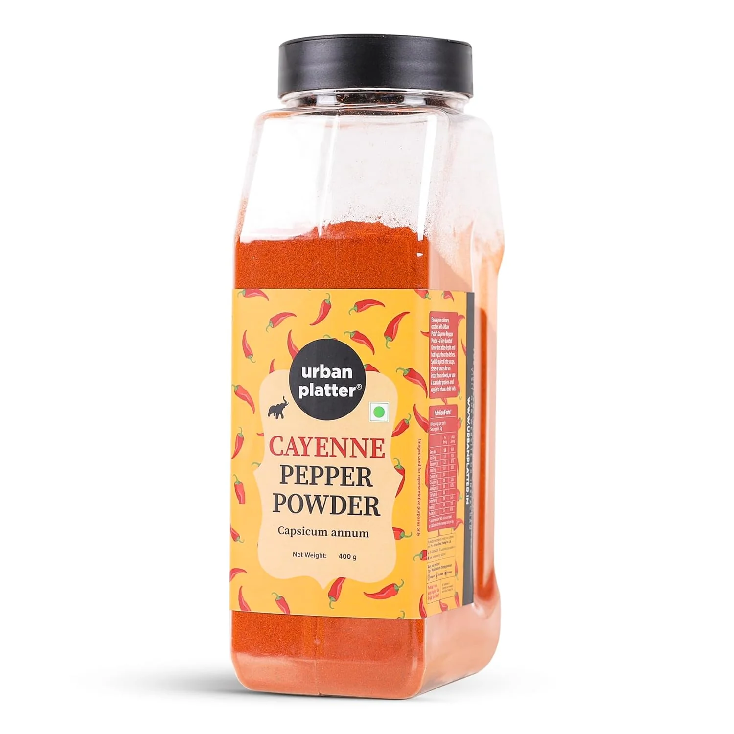 Cayenne Pepper Powder, 400g (Bold, Fiery Heat | Essential Culinary Spice | Known to Support Heart Health & Metabolism) - Image 2