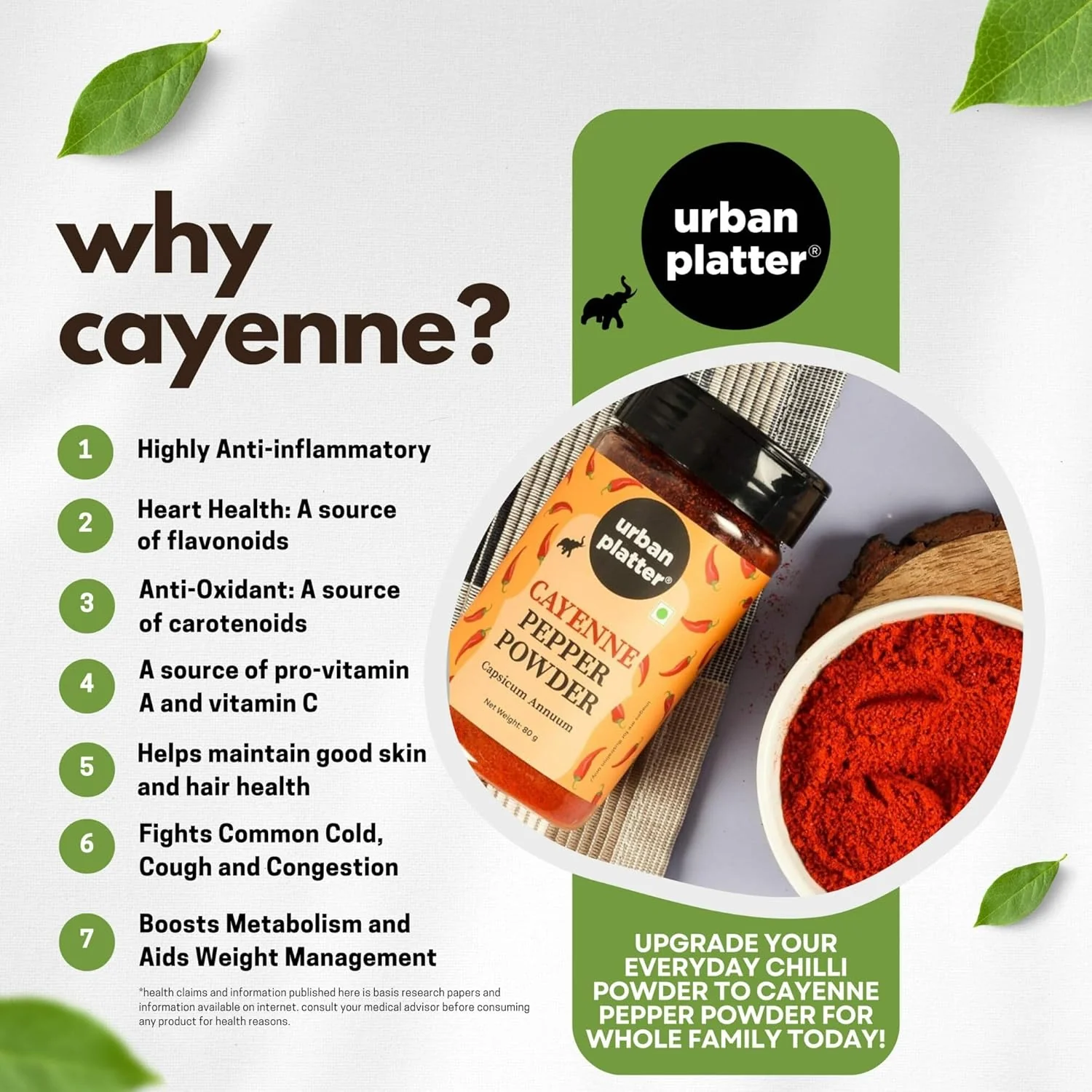 Cayenne Pepper Powder, 400g (Bold, Fiery Heat | Essential Culinary Spice | Known to Support Heart Health & Metabolism) - Image 5
