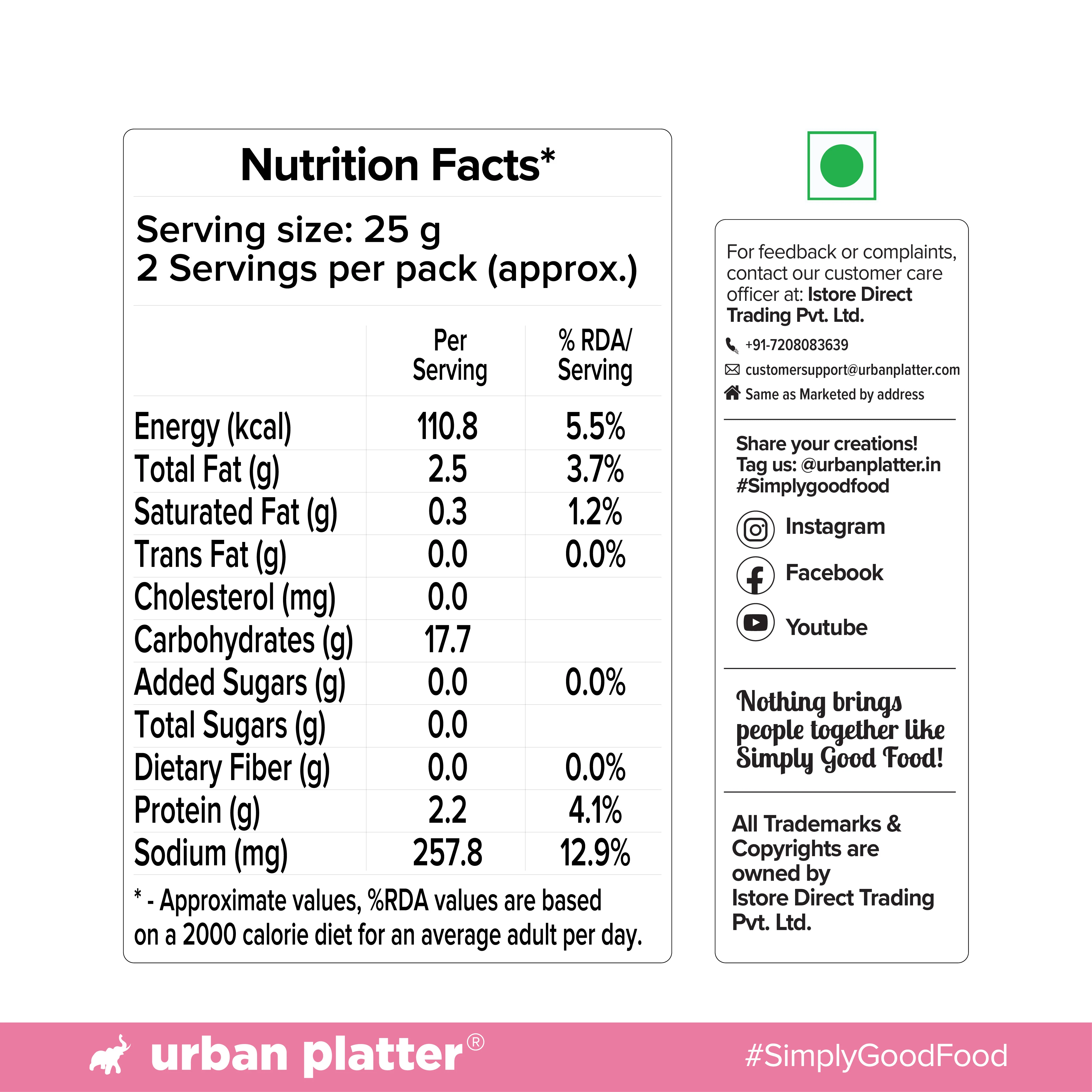 Chickpea Scoopers - Himalayan Pink Salt, 50g (Popped Chips | Lightly Salted | Air Popped, Not Fried) - Image 3