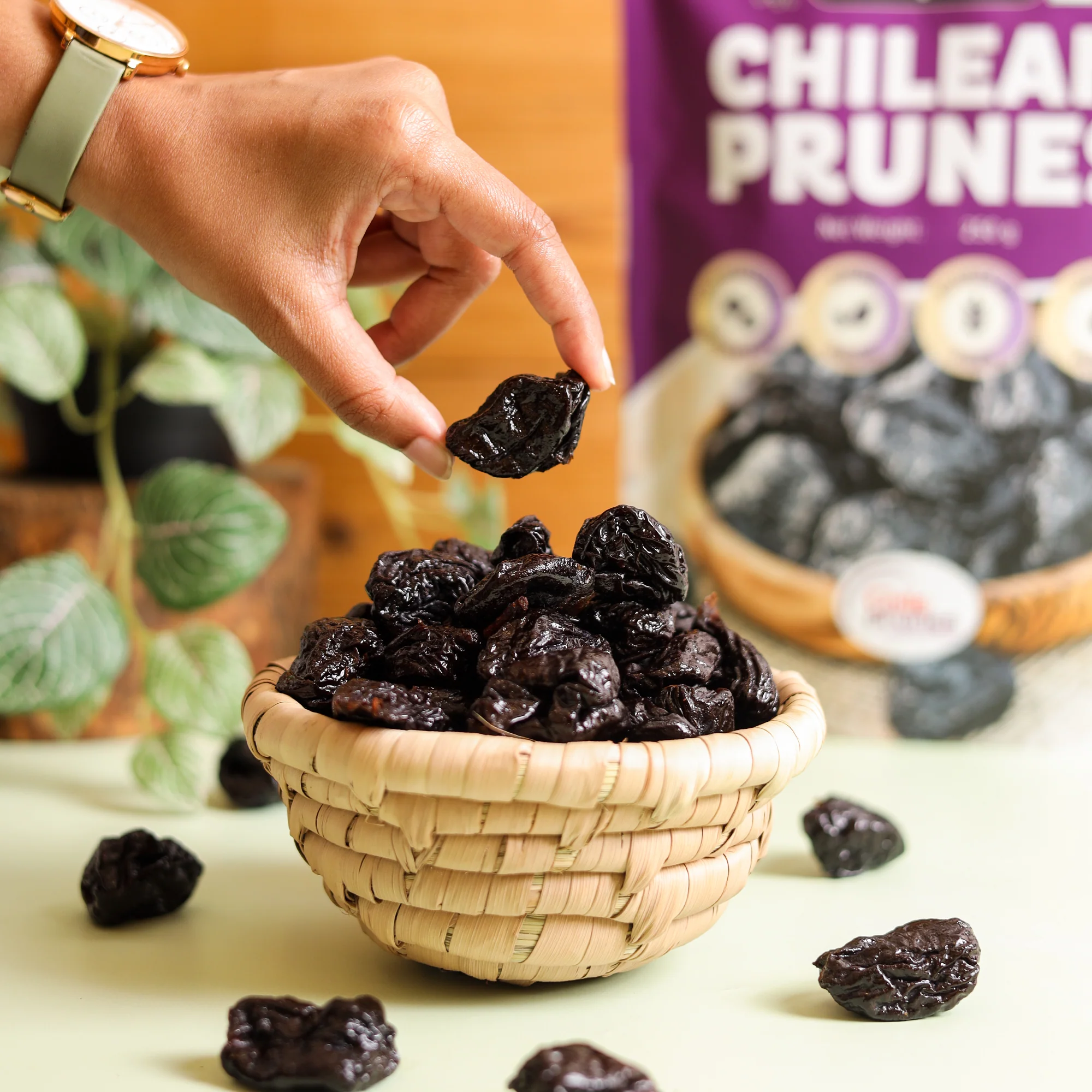 Chilean Prunes, 250g (Whole Dried Pitted Prunes | Dried Plums | Unsweetened) - Image 4