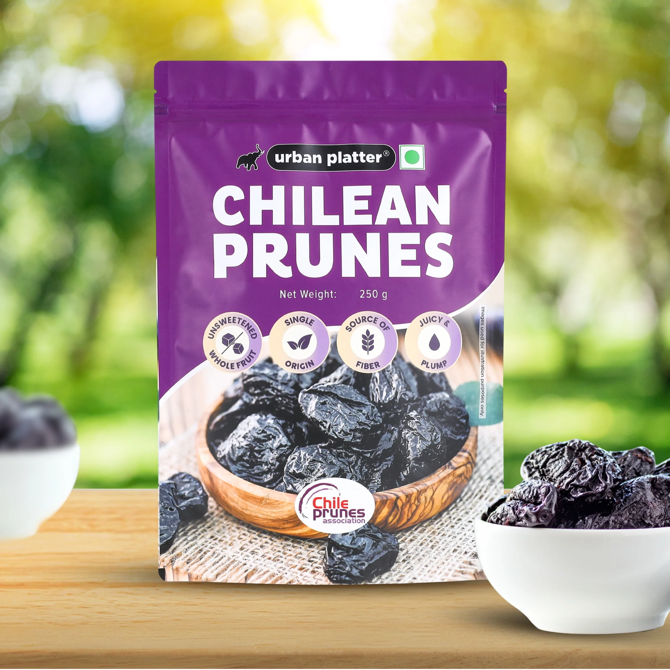 Chilean Prunes, 250g (Whole Dried Pitted Prunes | Dried Plums | Unsweetened) - Image 6