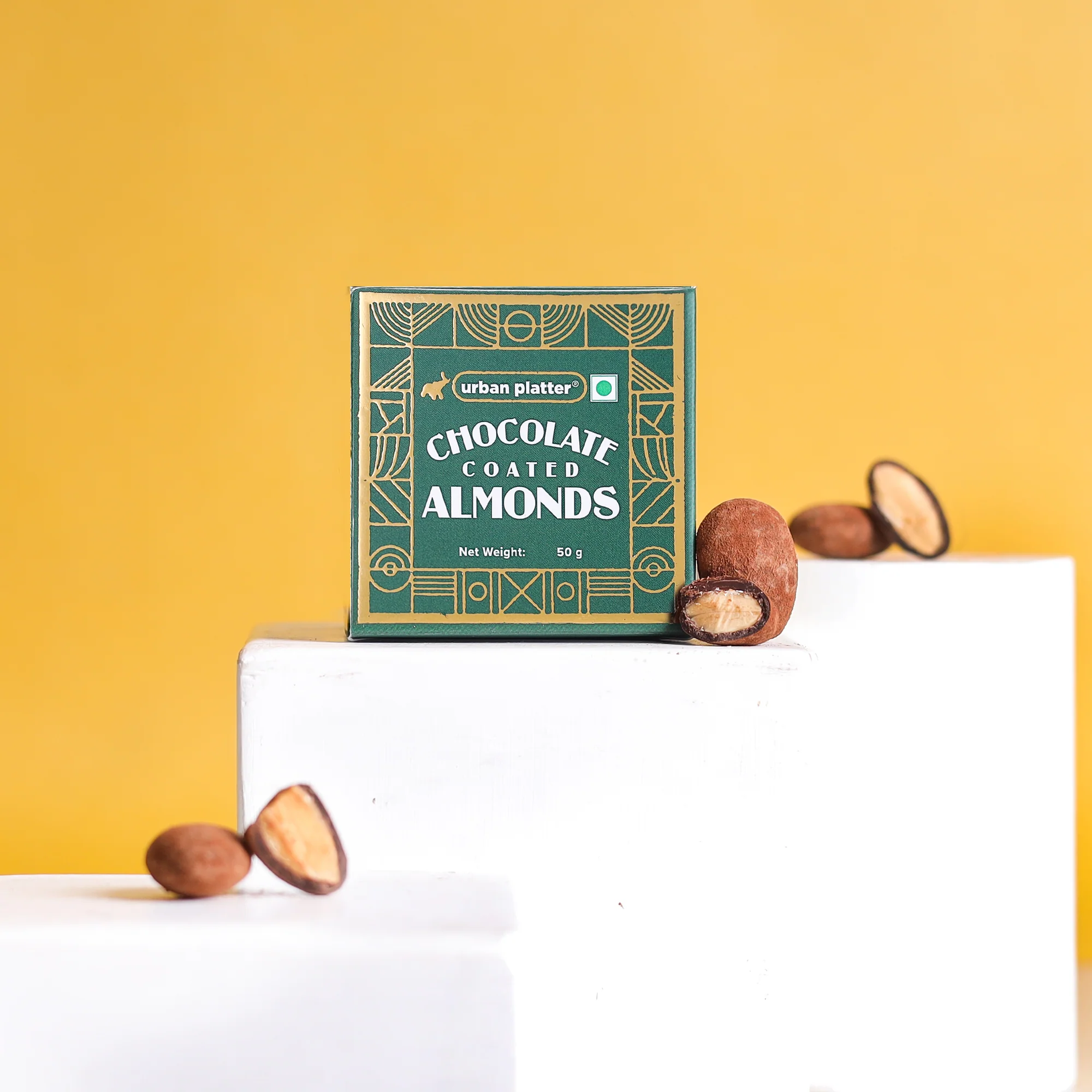 Chocolate Coated Almonds, 50g (58% Belgian Dark Chocolate | Handcrafted & Artisanal | Perfectly Plant-Based) - Image 6