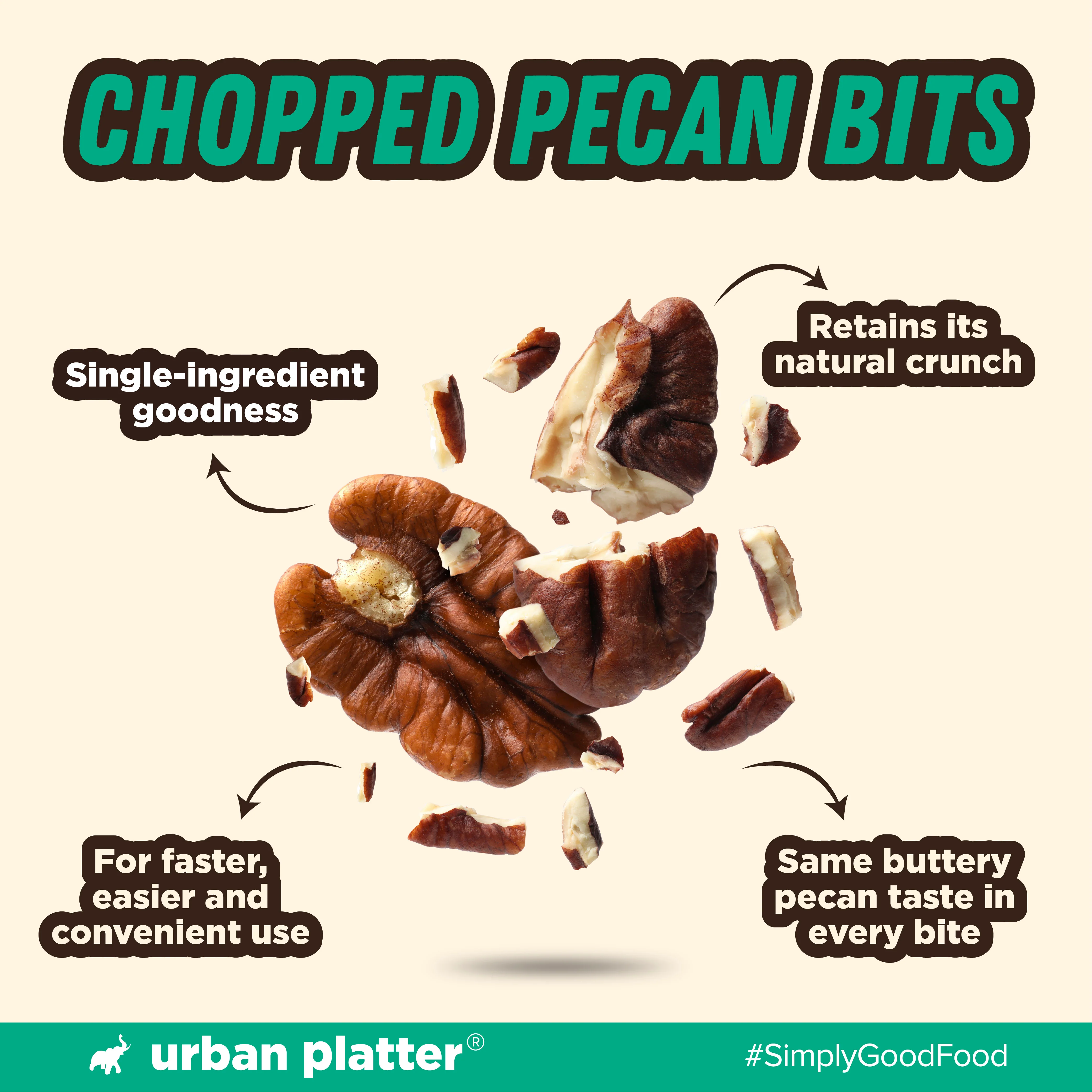 Chopped Pecans, 150g (Imported from the USA | Ideal for Baking, Desserts & Everyday Snacking) - Image 6