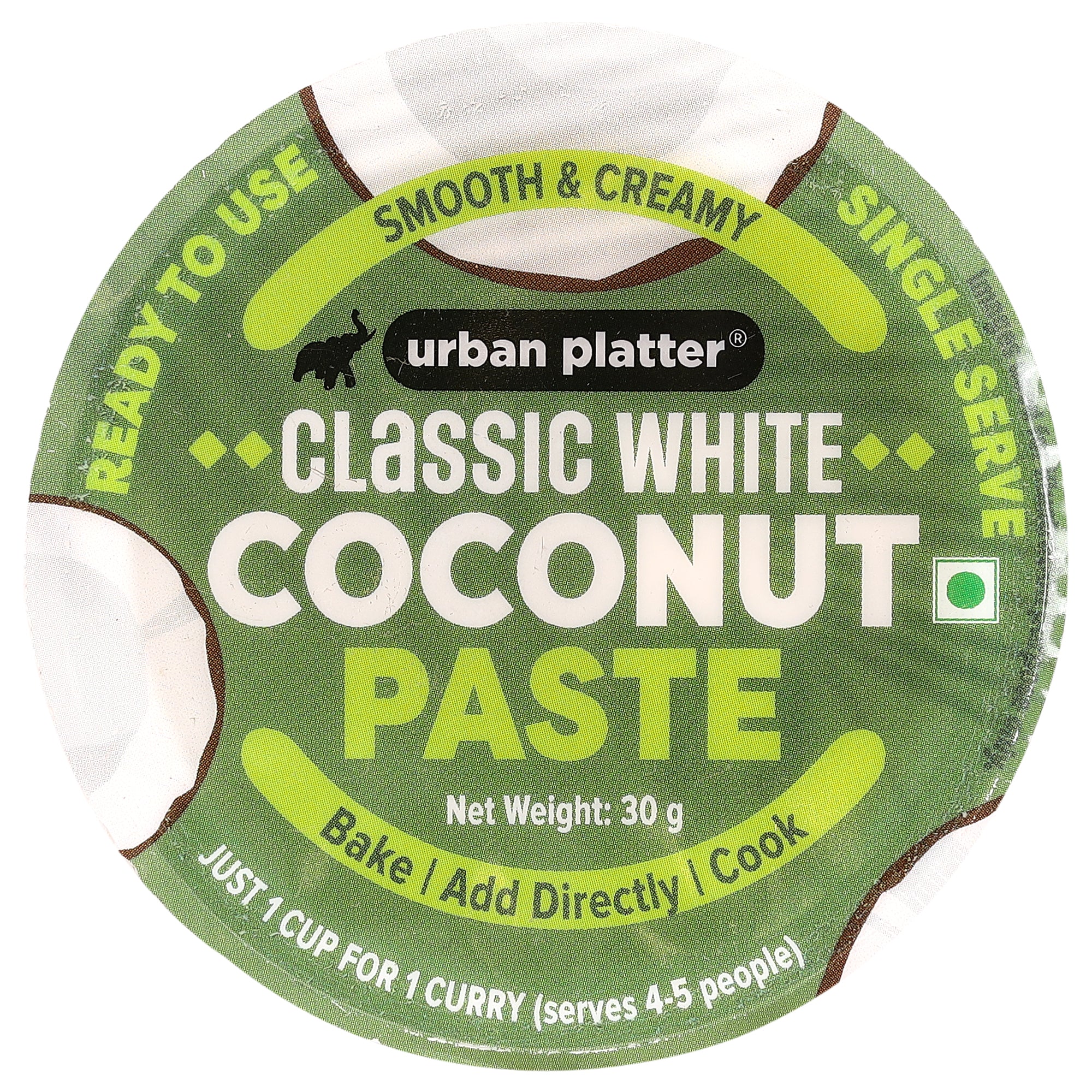 Classic White Coconut Paste, (Ready to Eat | Unroasted)
