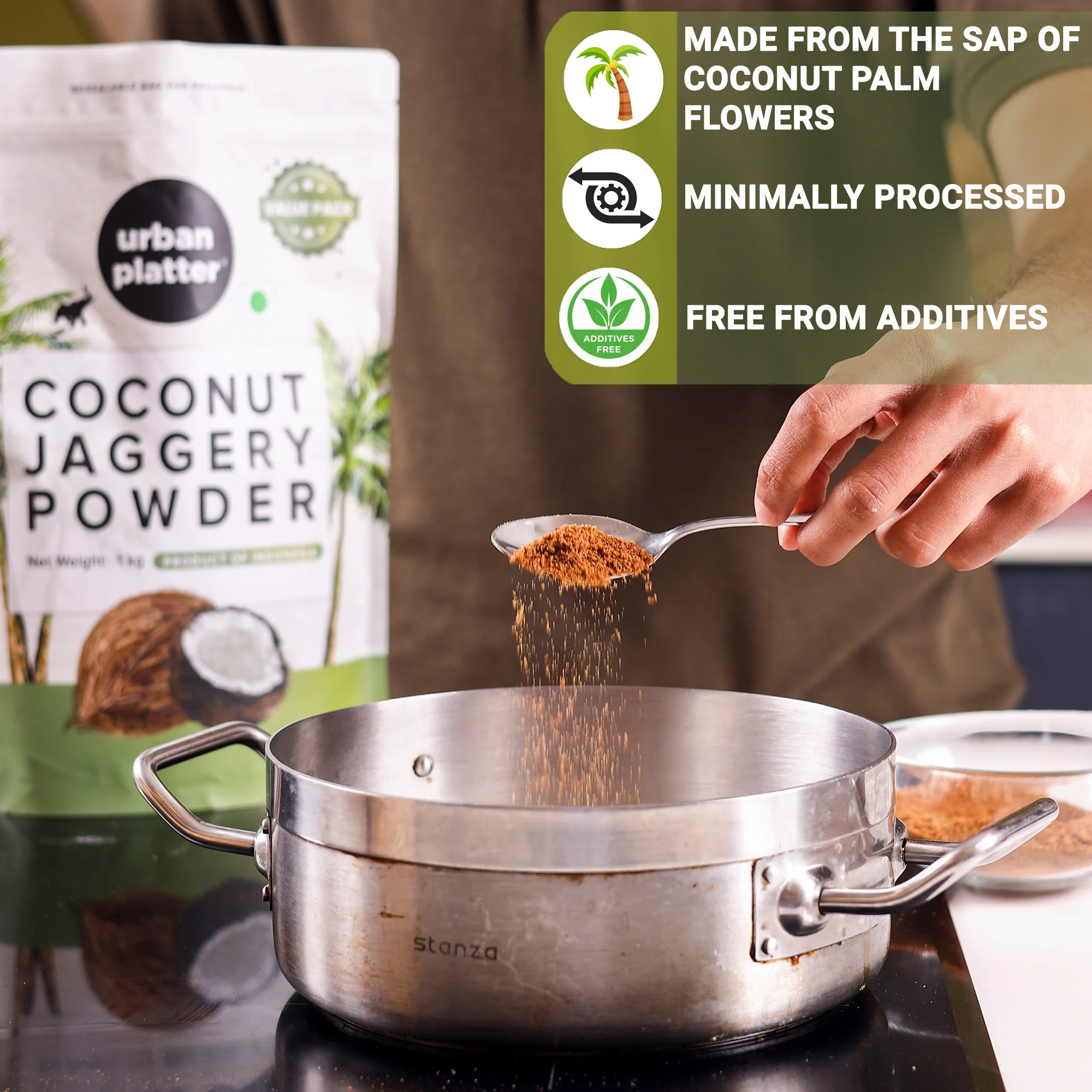Coconut Sugar, 1kg (Low GI, Natural Sweetener, Refined Sugar Alternative) - Image 4