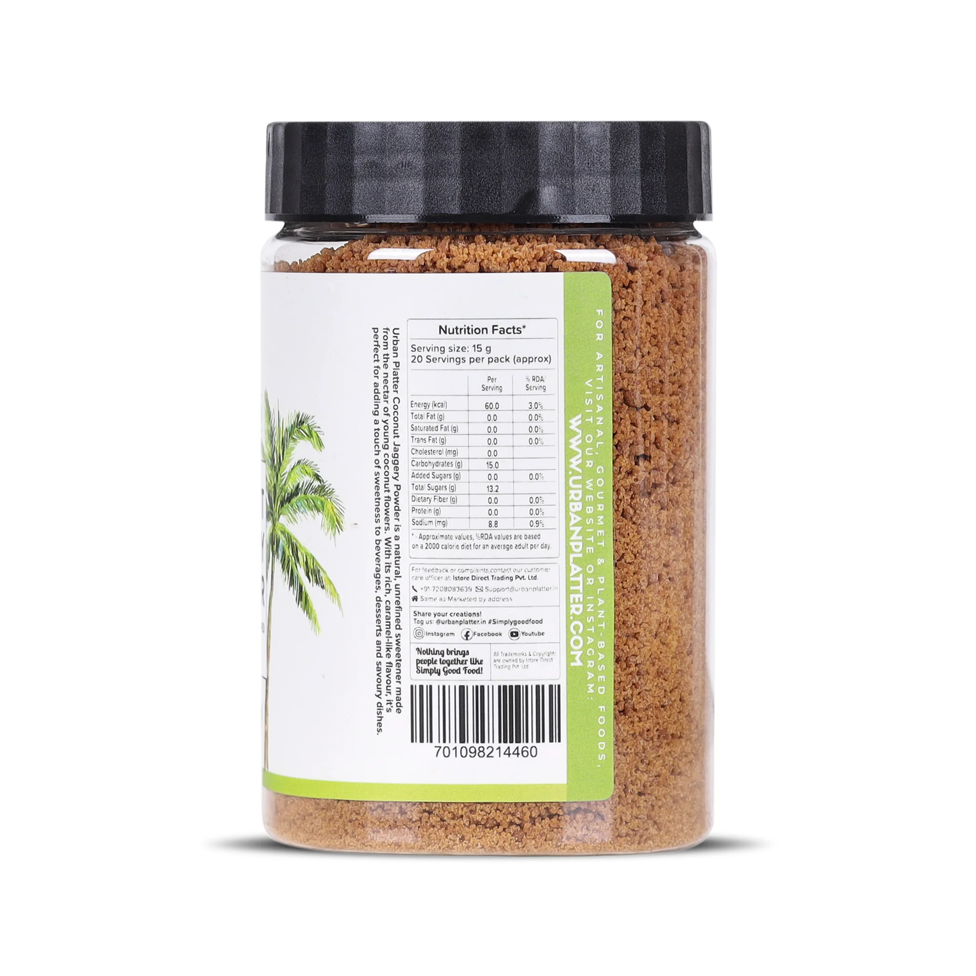 Coconut Sugar, 300g (Natural Sweetener | Low Glycemic Index | Refined Sugar Alternative) - Image 3