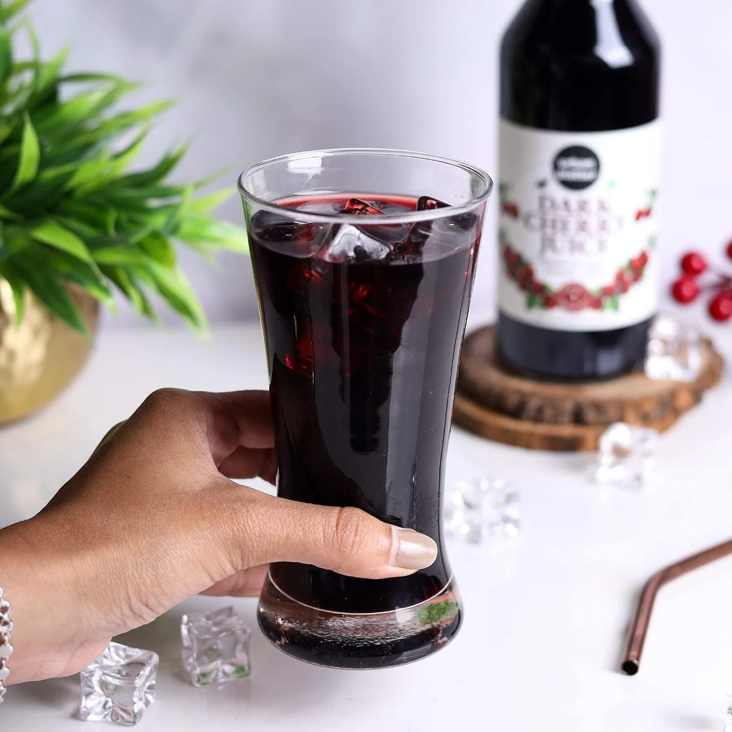 Pure Canadian Dark Cherry Juice, 350ml (Unsweetened | Supports Sleep, Recovery, Joint Health | Antioxidant Powerhouse | Preservative-Free) - Image 6