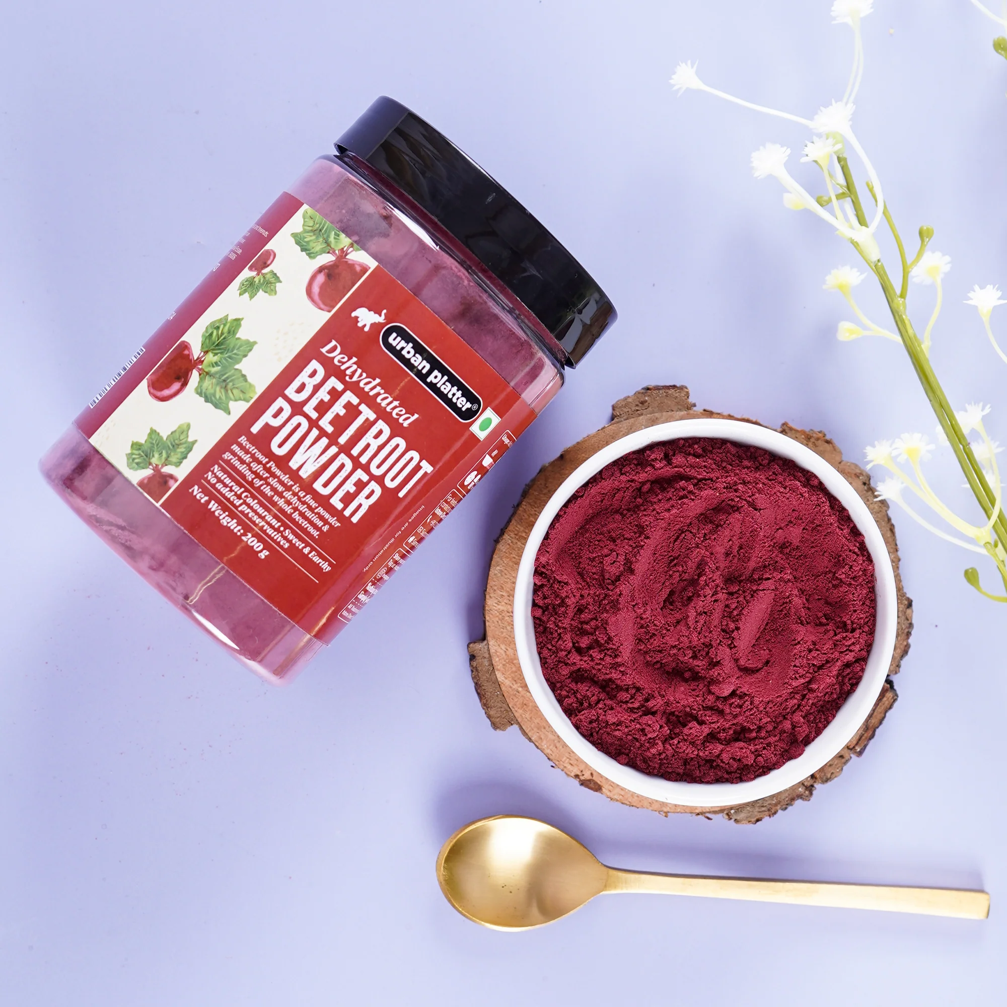 Dehydrated Beetroot Powder, 200g |Sweet and Earthy | Natural Food Colorant | Additive Free - Image 6