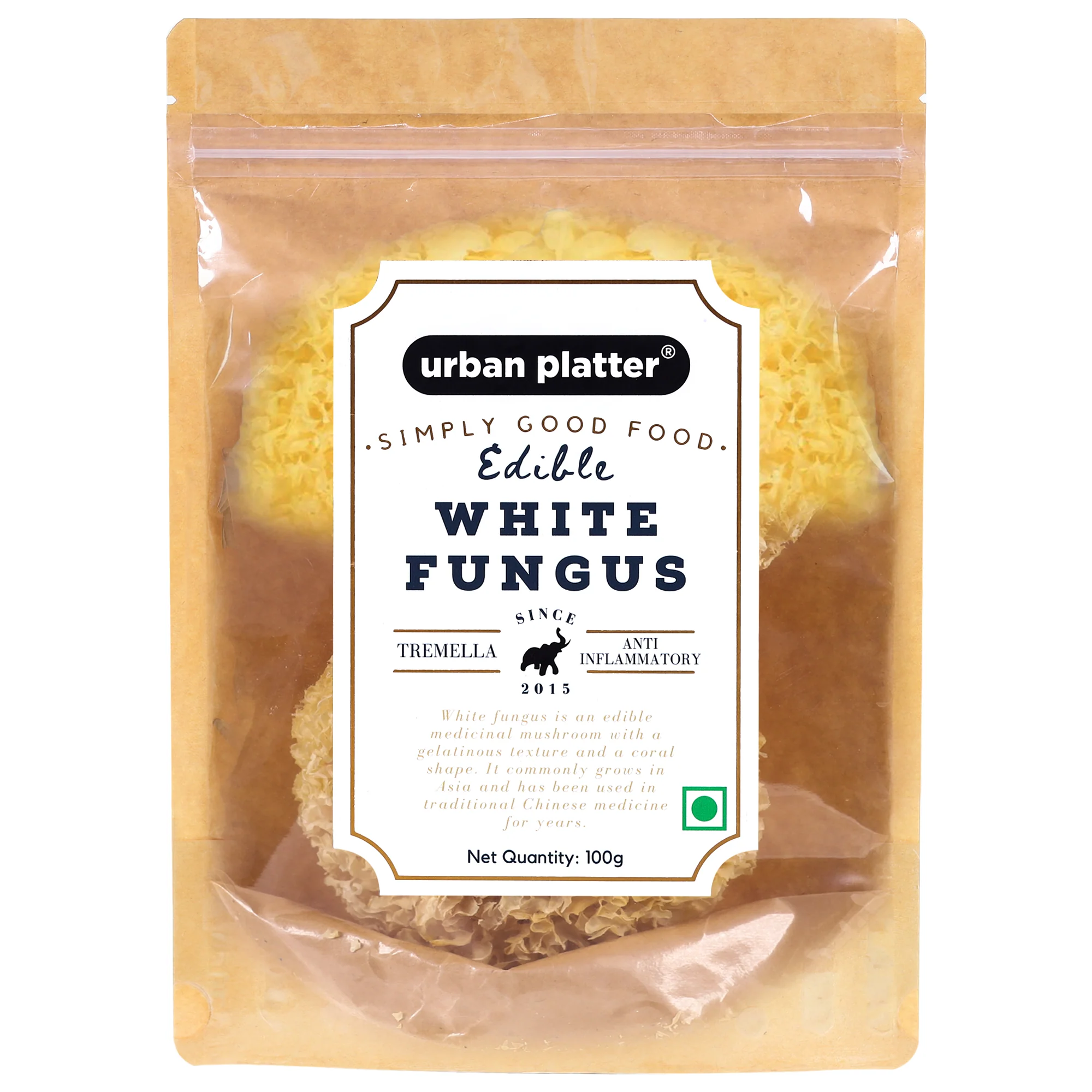 Edible White Fungus, 100g