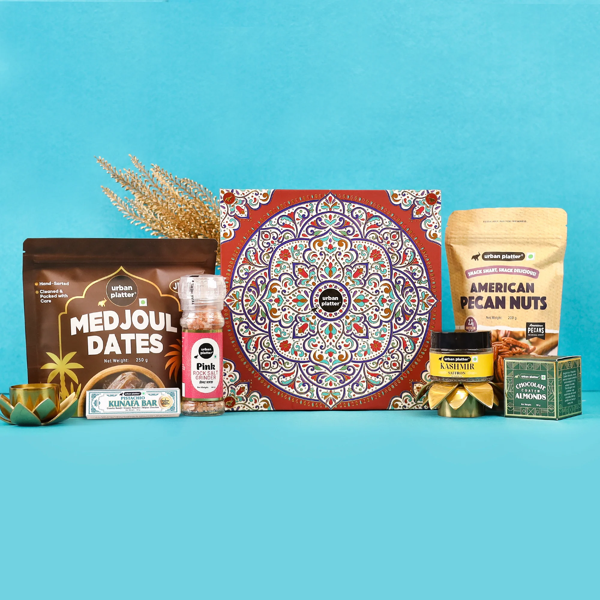 Eternal Harmony Hamper (Artisanal Chocolates and Gourmet Delicacies | Traditional Symmetrical Keepsake | Perfect for Luxury Gifting) - Image 2