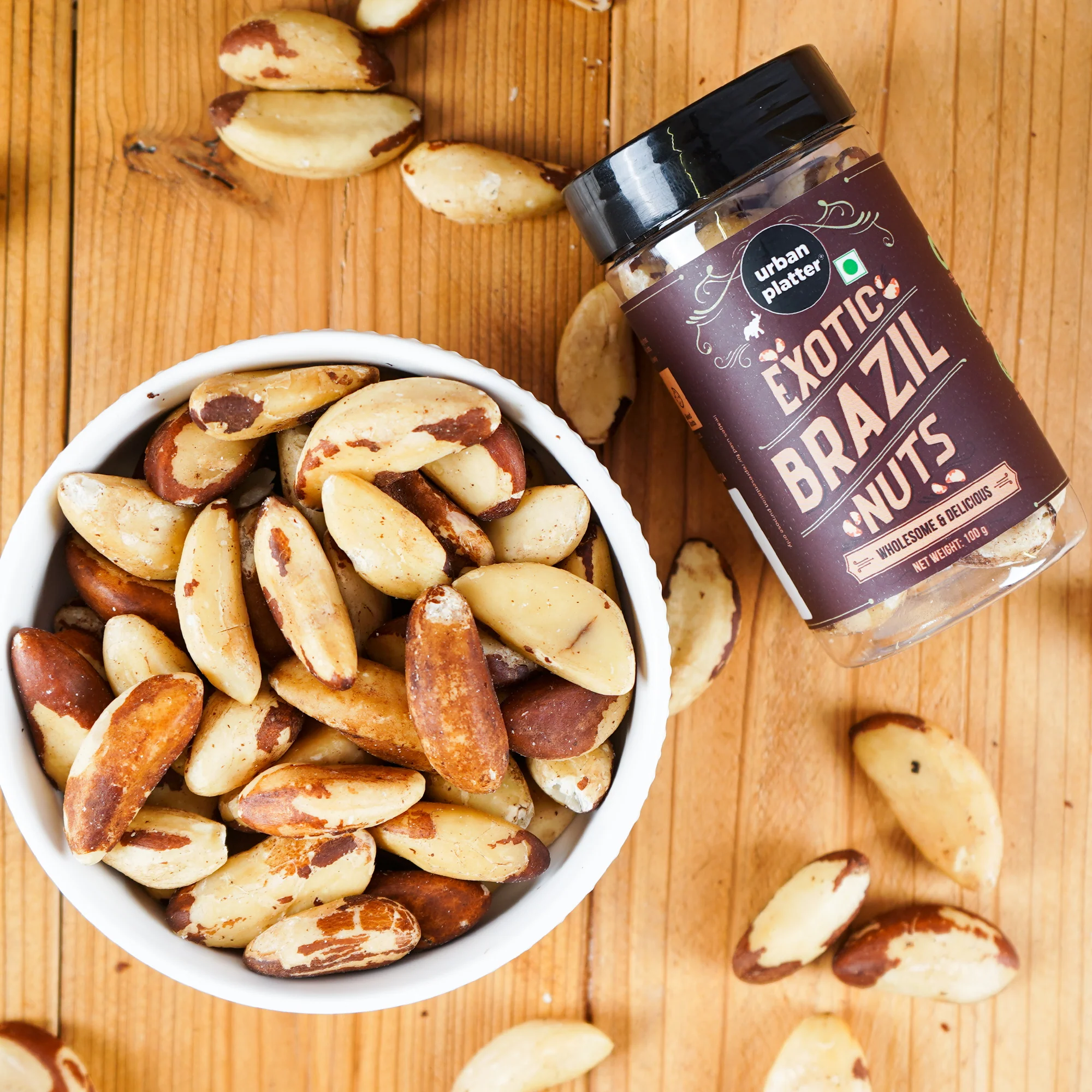 Brazil Nuts, 100g (Rich in Selenium, Superfood, Have 1 Daily, Product of Peru) - Image 4