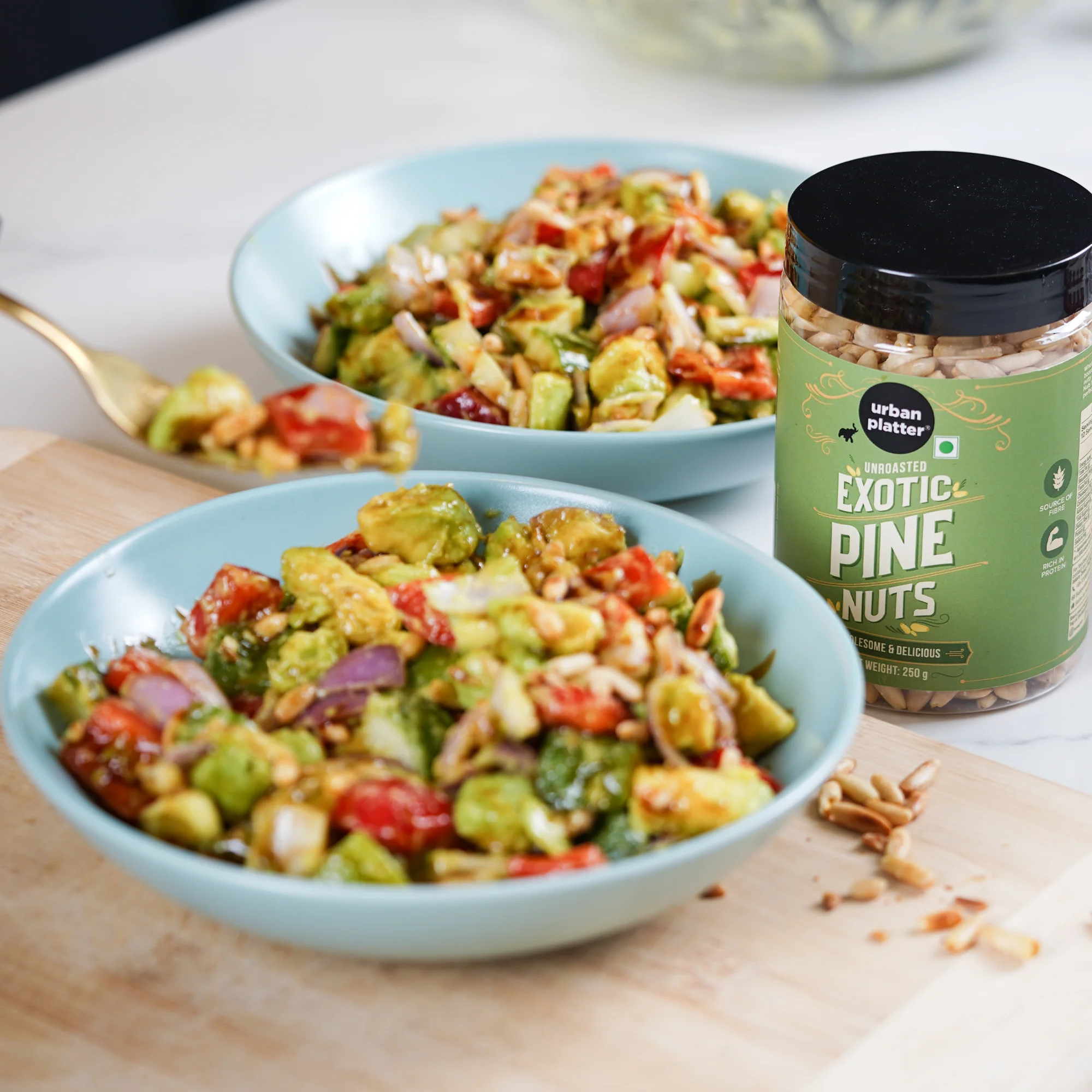 Exotic Pine Nuts, 250g (Chilgoza Giri | Rich in Protein | Elevates Pesto, Hummus, Salads) - Image 10