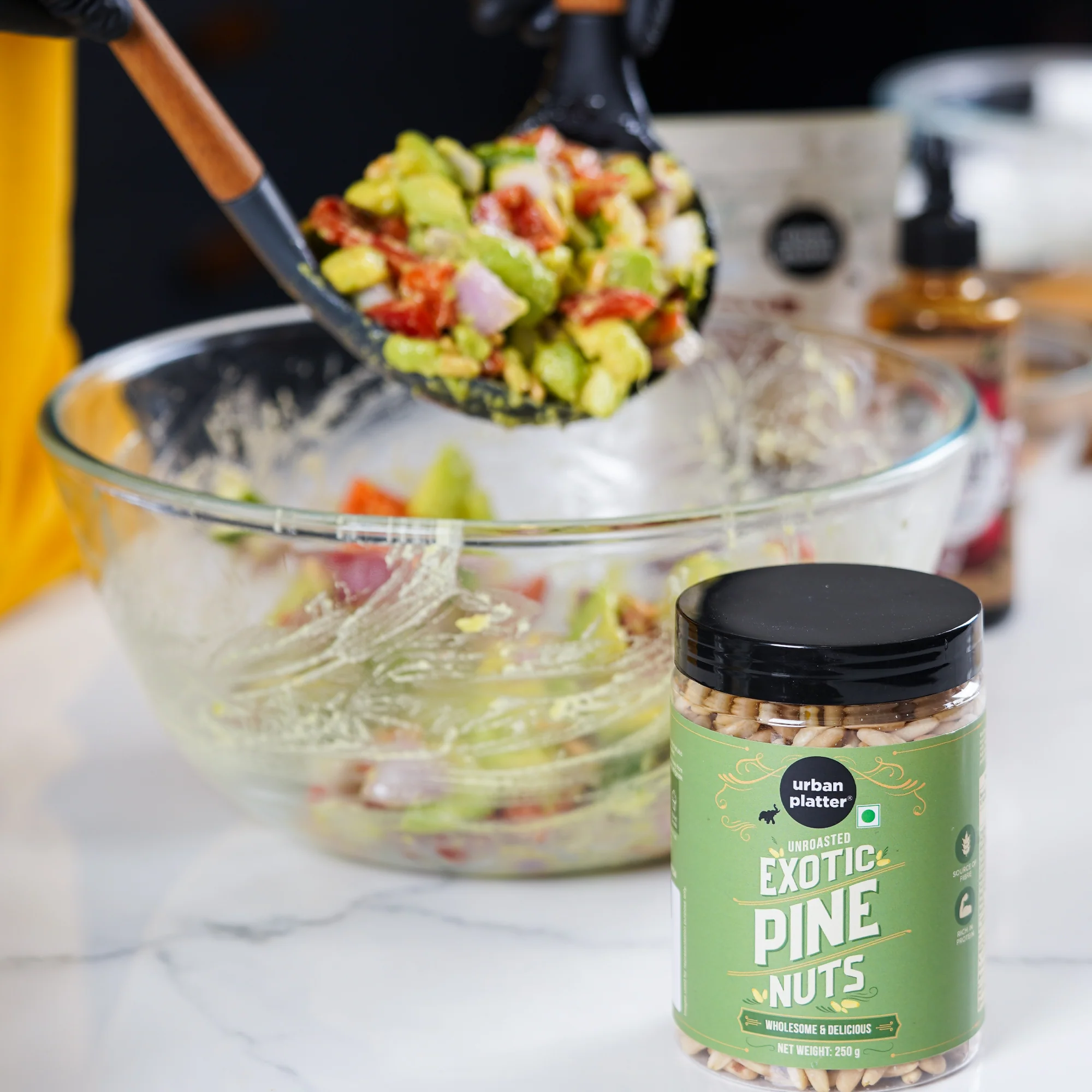 Exotic Pine Nuts, 250g (Chilgoza Giri | Rich in Protein | Elevates Pesto, Hummus, Salads) - Image 8