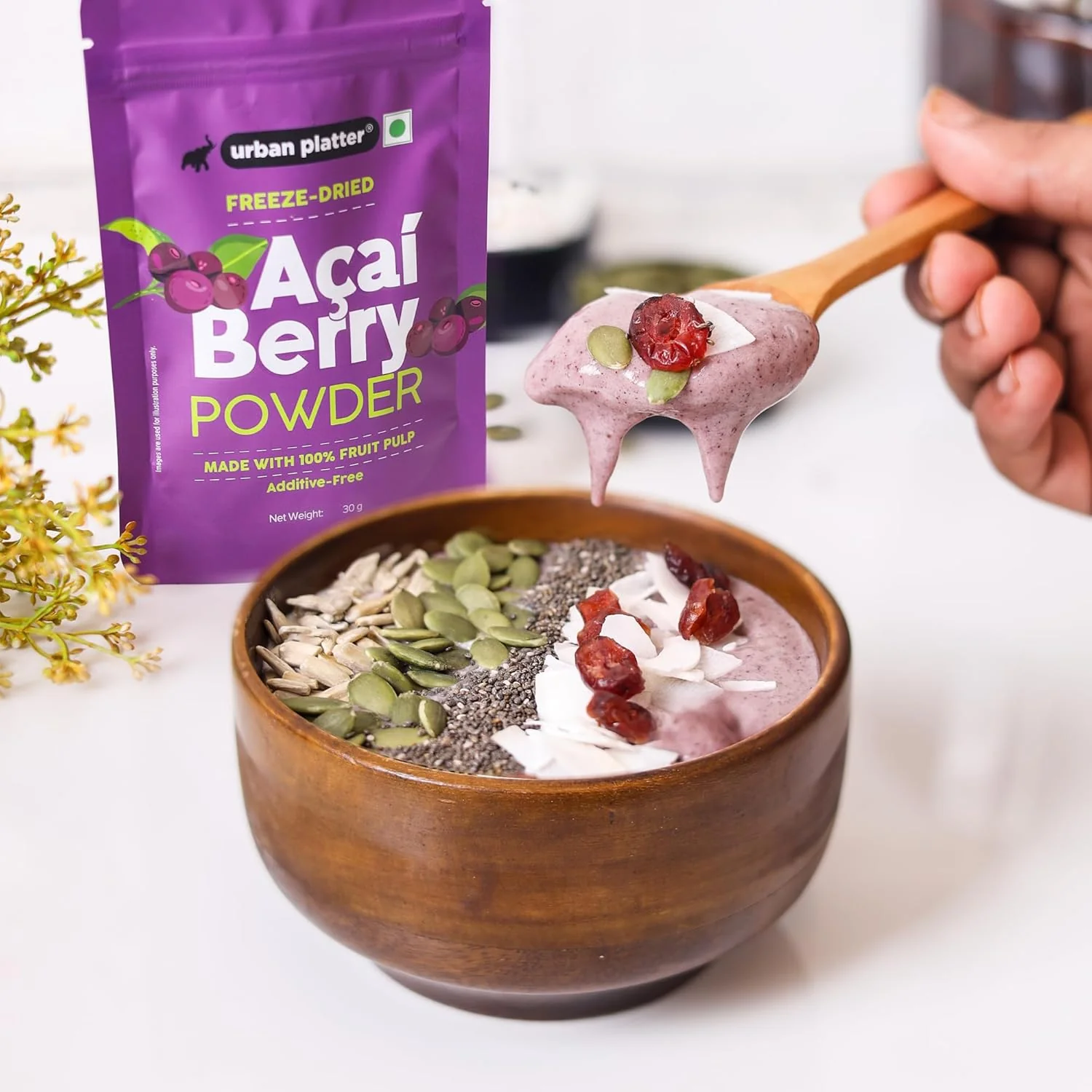 Freeze-dried Acai Berry Powder, 30g (Brazilian Superfood | Rich in Antioxidants | Perfect for Smoothies & Bowls) - Image 6