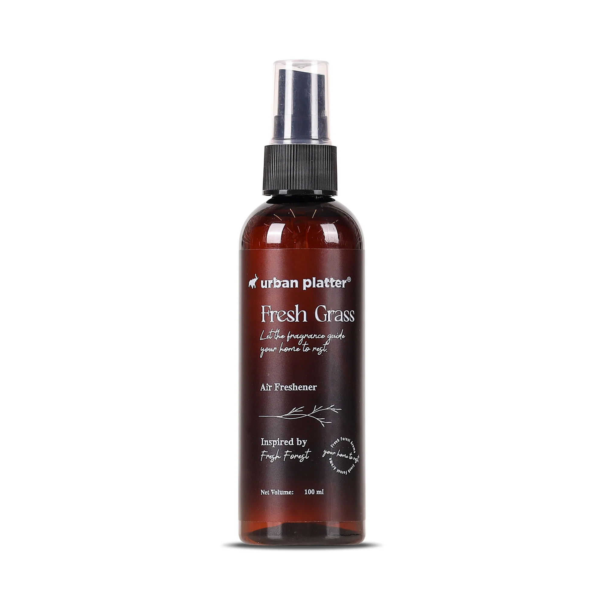 Fresh Grass Room Air Freshener Spray, 100ml (Fresh Cut Grass & Forest Scent, Odour Eliminator for Home, Office, Car & Bathroom)