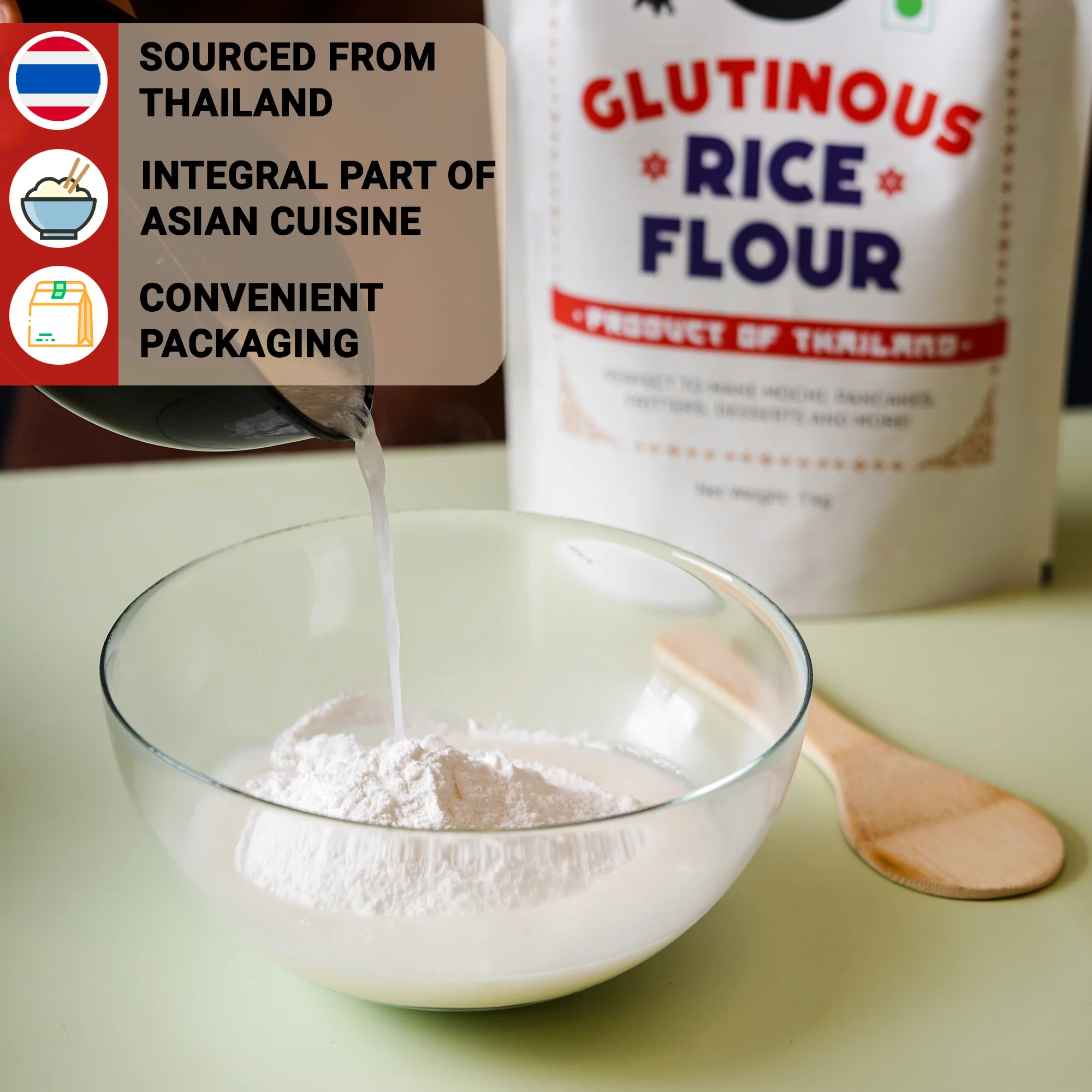 Glutinous Rice Flour, 1Kg (Imported from Thailand) - Image 4