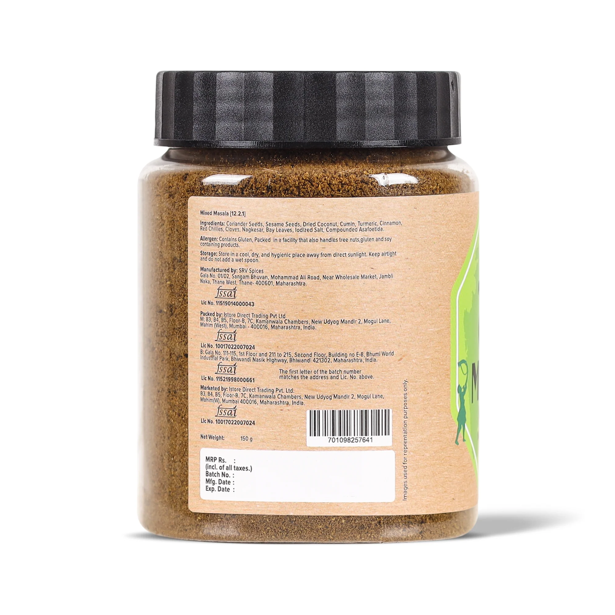⁠Maharashtrian Goda Masala, 150g (Signature Chavistha Desh-style Blend | Onion & Garlic-free | Additive & Preservative-free) - Image 2