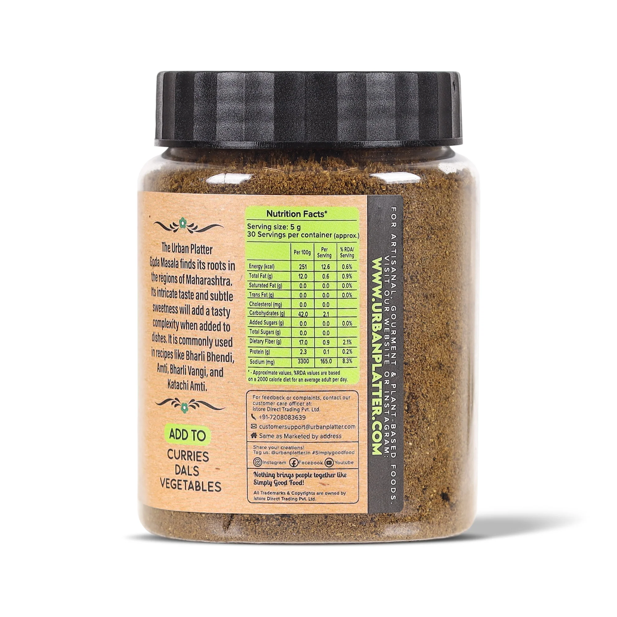 ⁠Maharashtrian Goda Masala, 150g (Signature Chavistha Desh-style Blend | Onion & Garlic-free | Additive & Preservative-free) - Image 3
