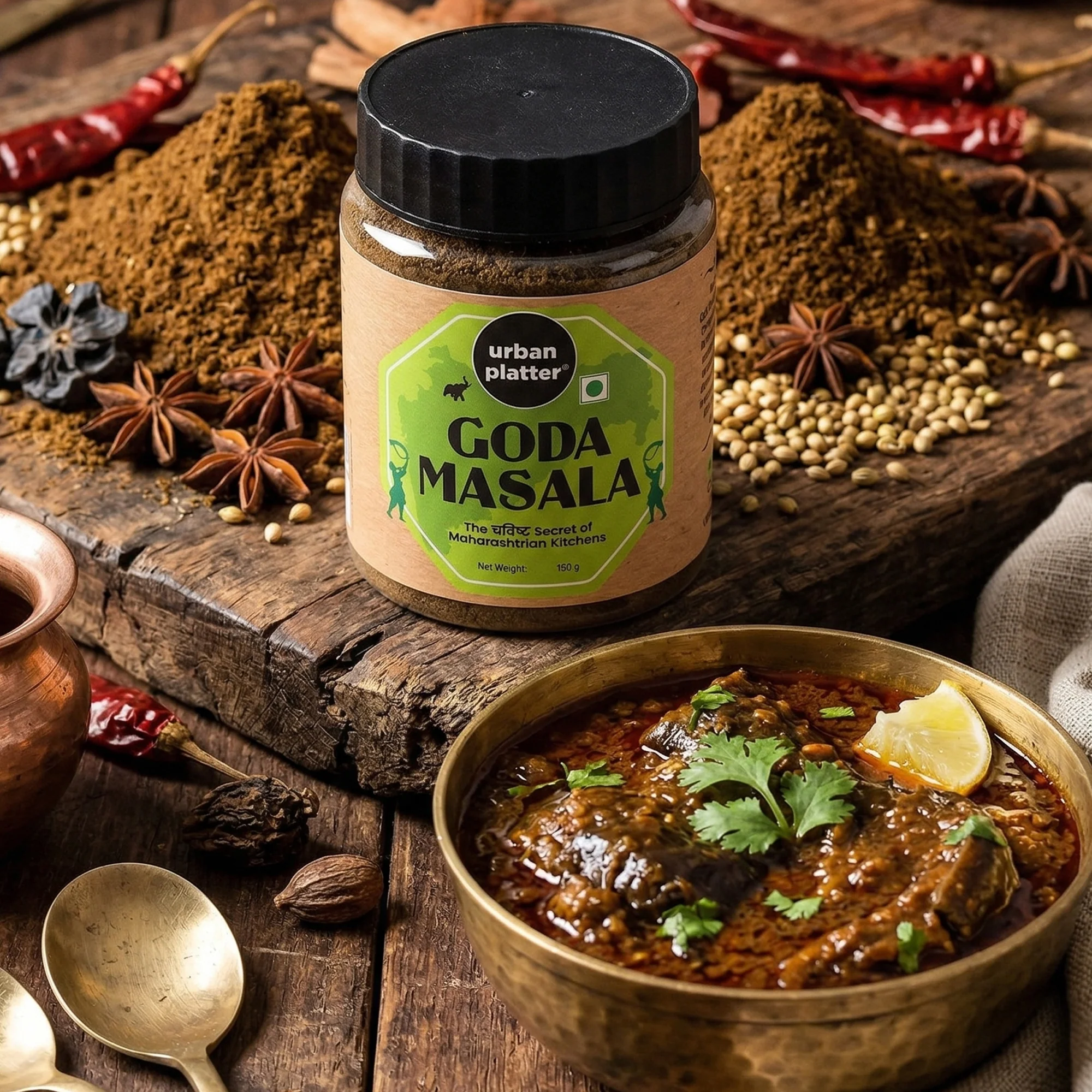 ⁠Maharashtrian Goda Masala, 150g (Signature Chavistha Desh-style Blend | Onion & Garlic-free | Additive & Preservative-free) - Image 5