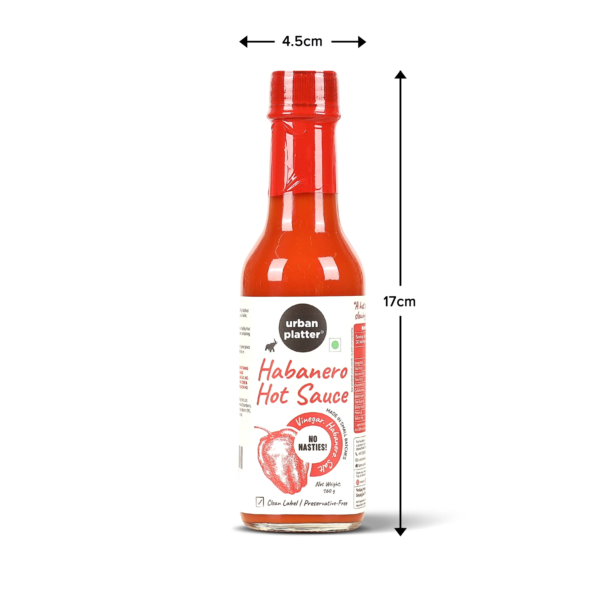 Habanero Hot Sauce, 160g (Fruity & Fiery| Mexican-Style Chilli Sauce | No Artificial Flavours) - Image 12