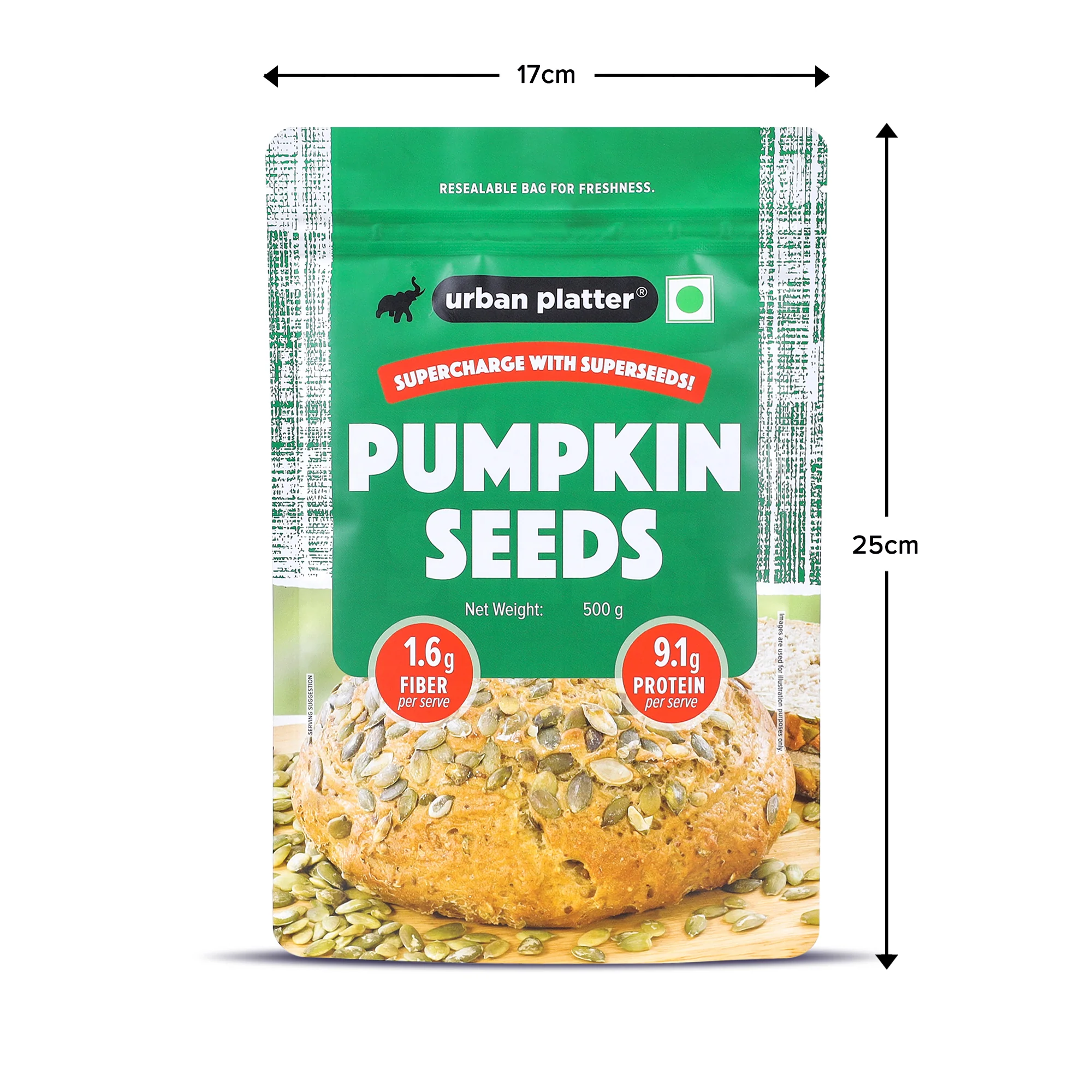 Pumpkin Seeds, 500g (Pepitas, Naturally Rich in Protein & Healthy Fats, Snack, Sprinkle & Bake) - Image 10