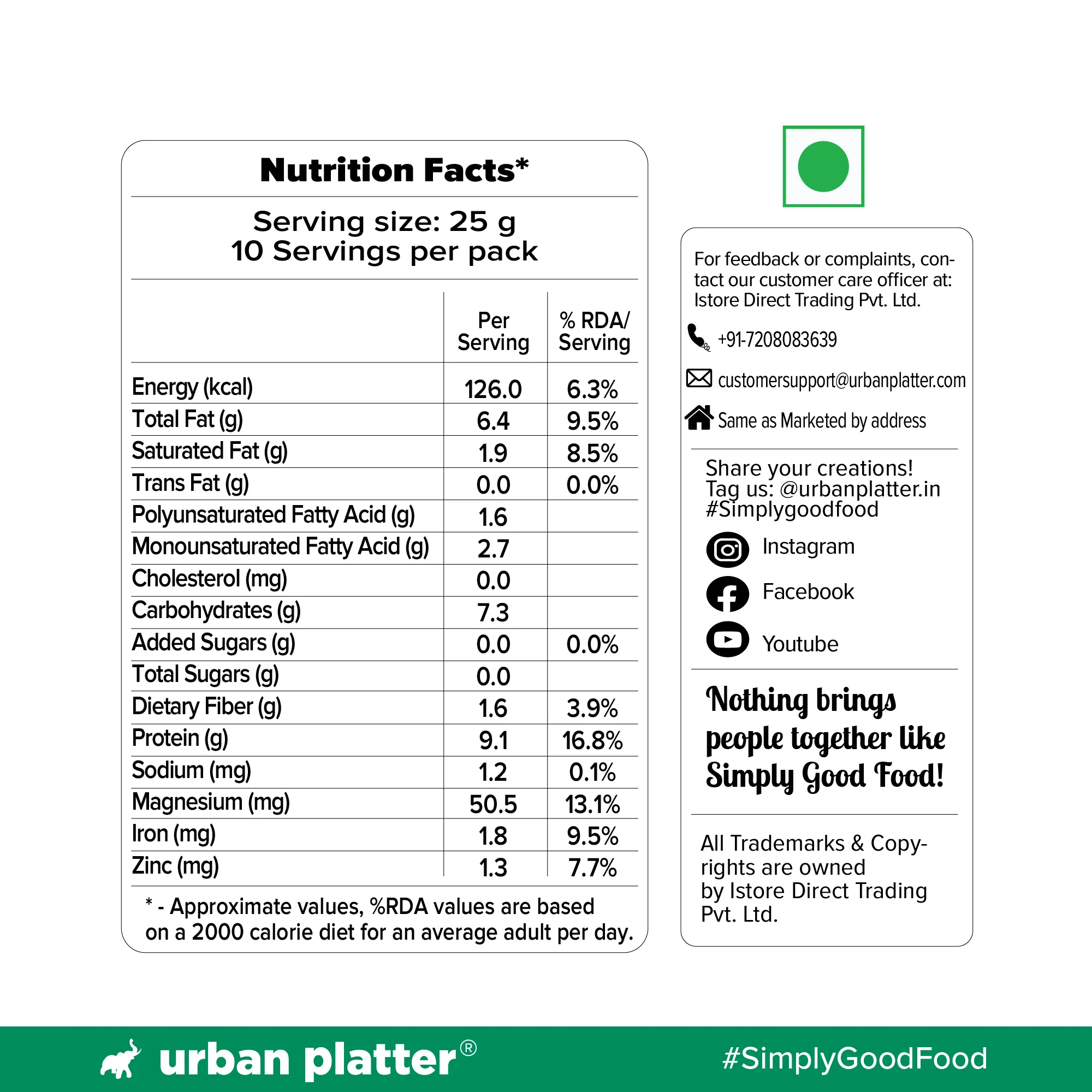 Pumpkin Seeds, 500g (Pepitas, Naturally Rich in Protein & Healthy Fats, Snack, Sprinkle & Bake) - Image 3