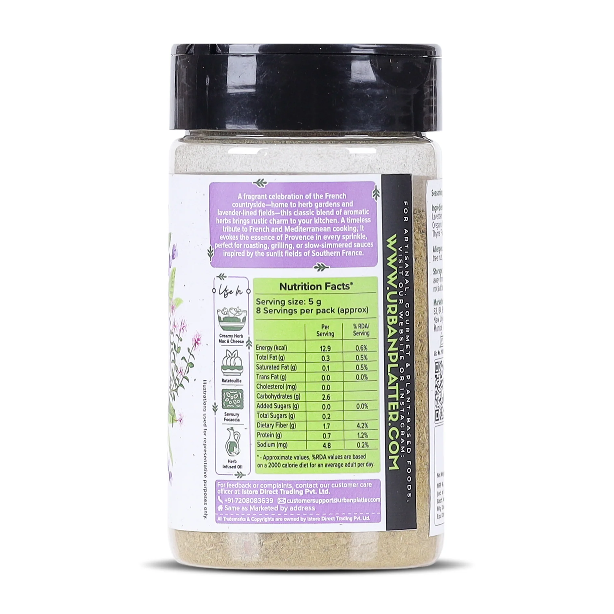 Herbs de Provence Seasoning, 40g (French-inspired, Jain-Friendly, Mesmerising blend of signature herbs) - Image 3