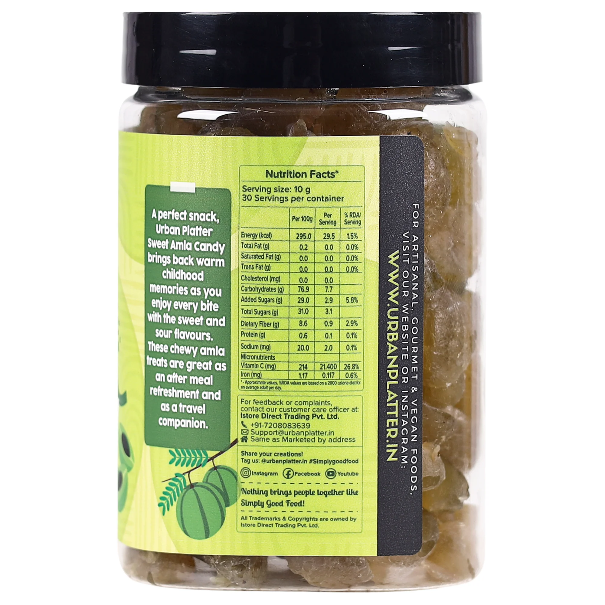 Sweet Amla Candy (Avla), 300g Sweet and Sour | Rich in Vit C | After Meal Digestive - Image 3
