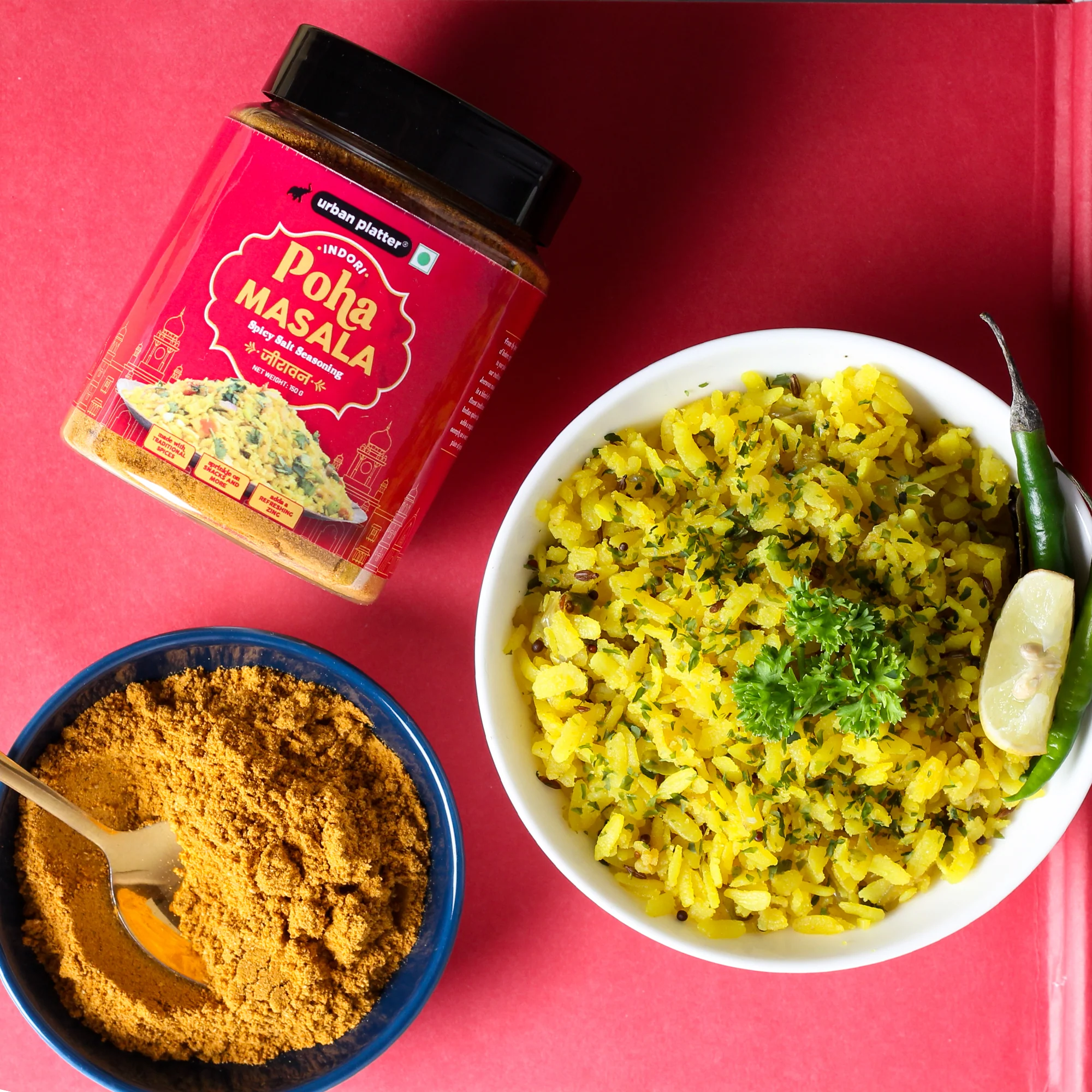 Indori Poha Masala, 150g (Jeeravan Masala, Chatpata Masala for Street Style Pohe, Sprinkle on Poha, raita, fruit chaats and even pakoras) - Image 6