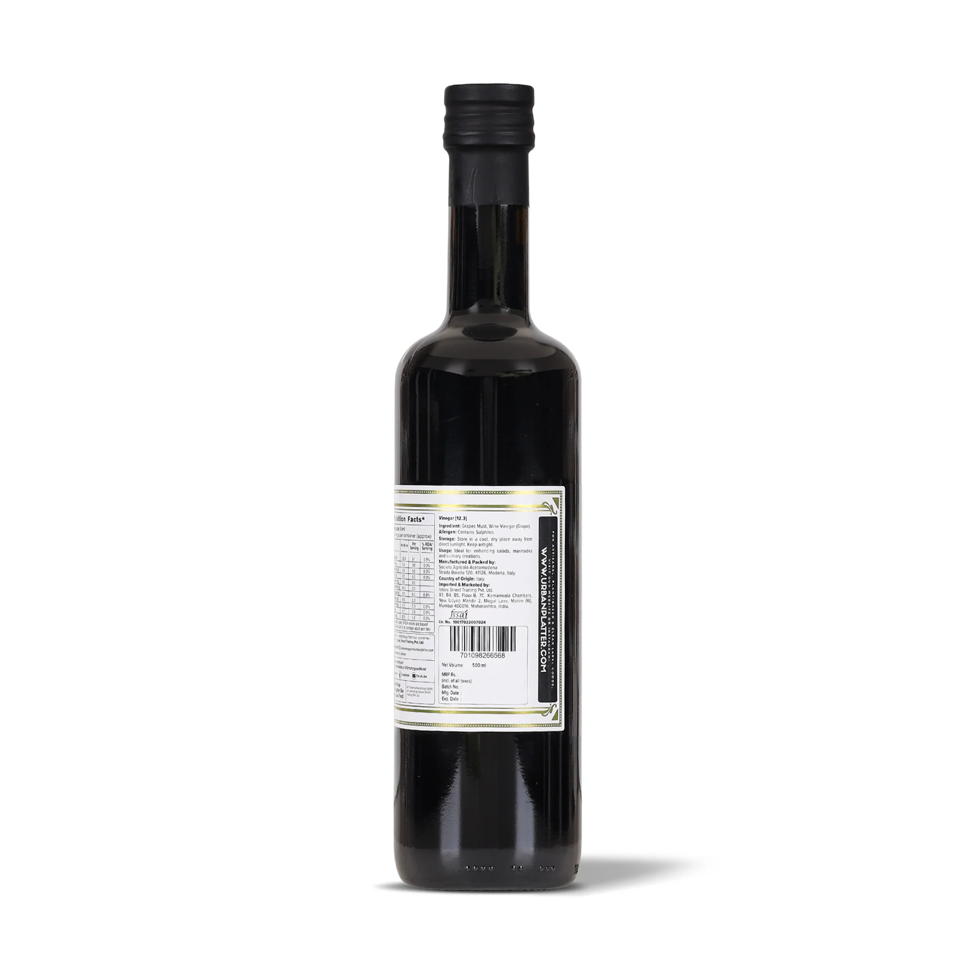 Italian Balsamic Vinegar of Modena Goccia Oro, 500ml (Aceto Balsamico di Modena IGP) - Image 3