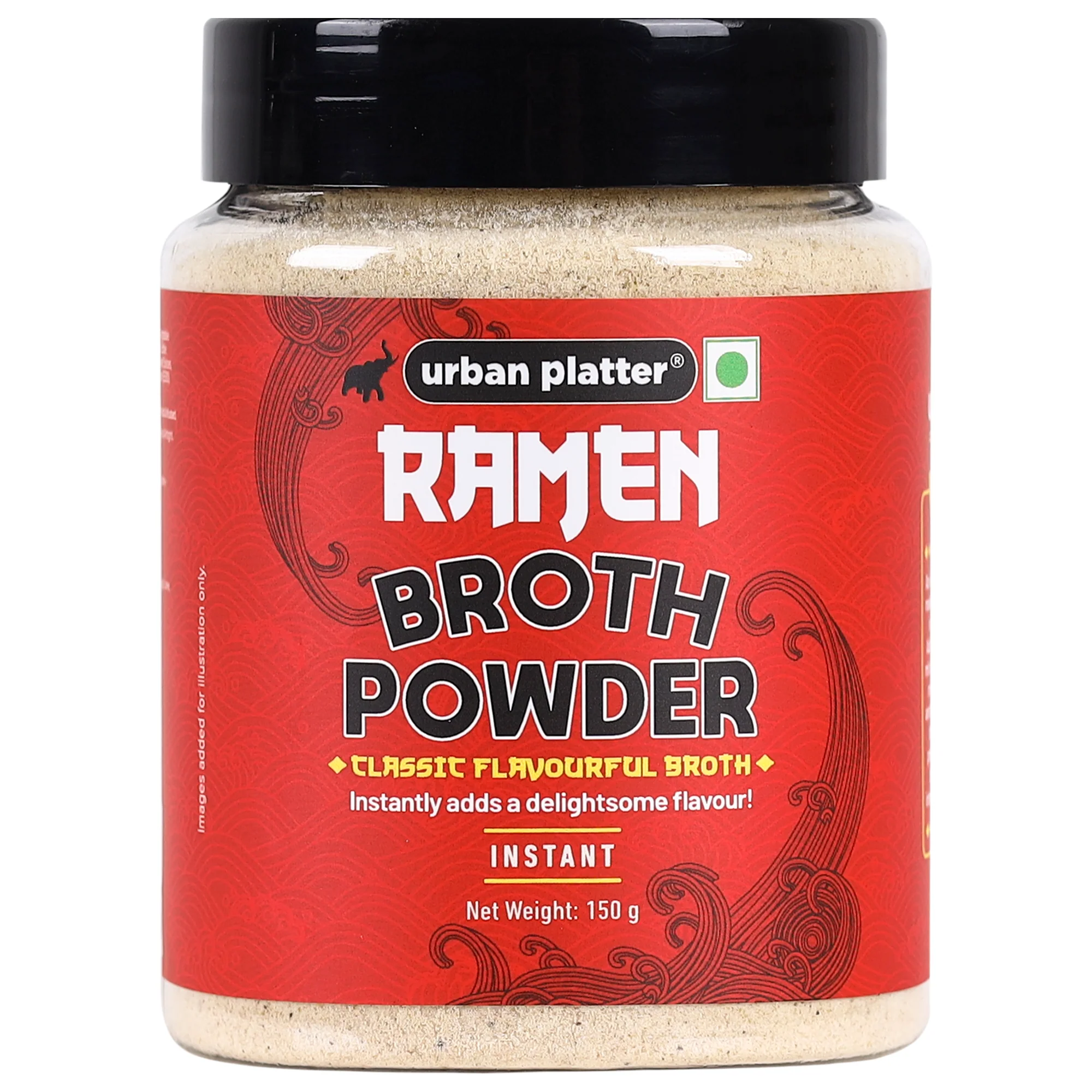 Japanese-Style Ramen Broth Powder, 150g (Plant-Based | Instant Soup Base | MSG-free | Umami-Rich)