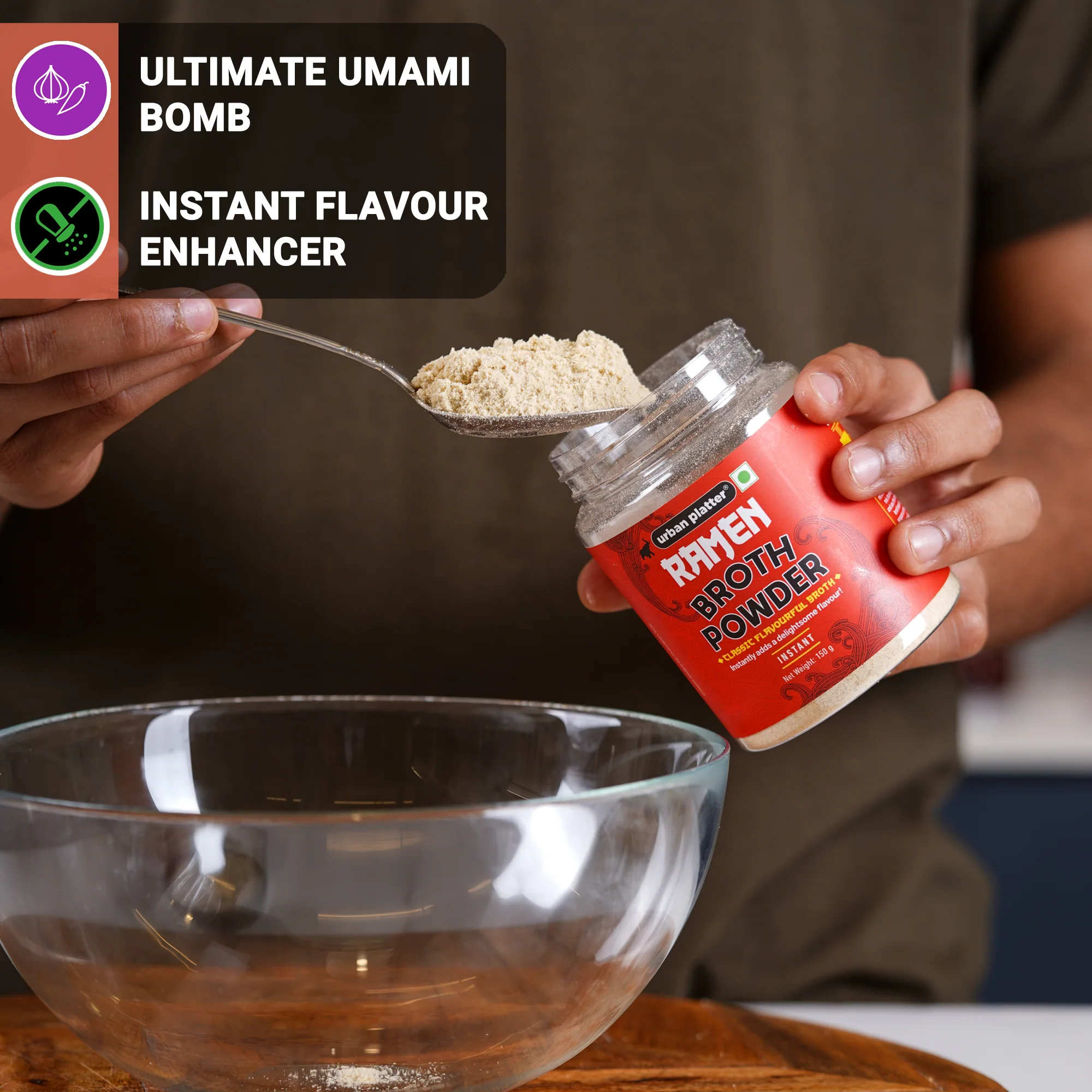 Japanese-Style Ramen Broth Powder, 150g (Plant-Based | Instant Soup Base | MSG-free | Umami-Rich) - Image 6