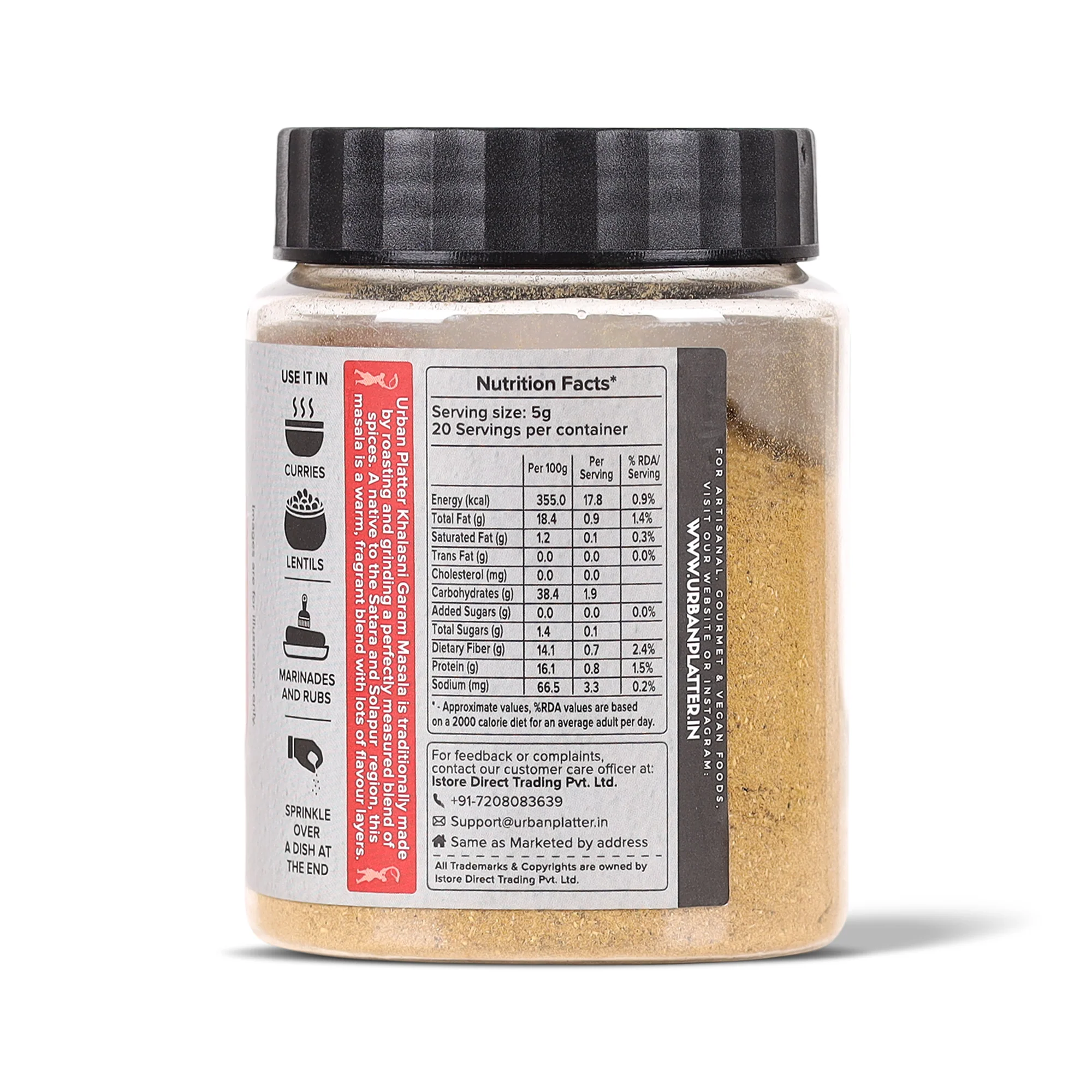 Maharashtrian Khalasni Garam Masala, 100g (Signature Satara-Solapur Blend | Onion & Garlic-free | Additive and Preservative-free) - Image 3