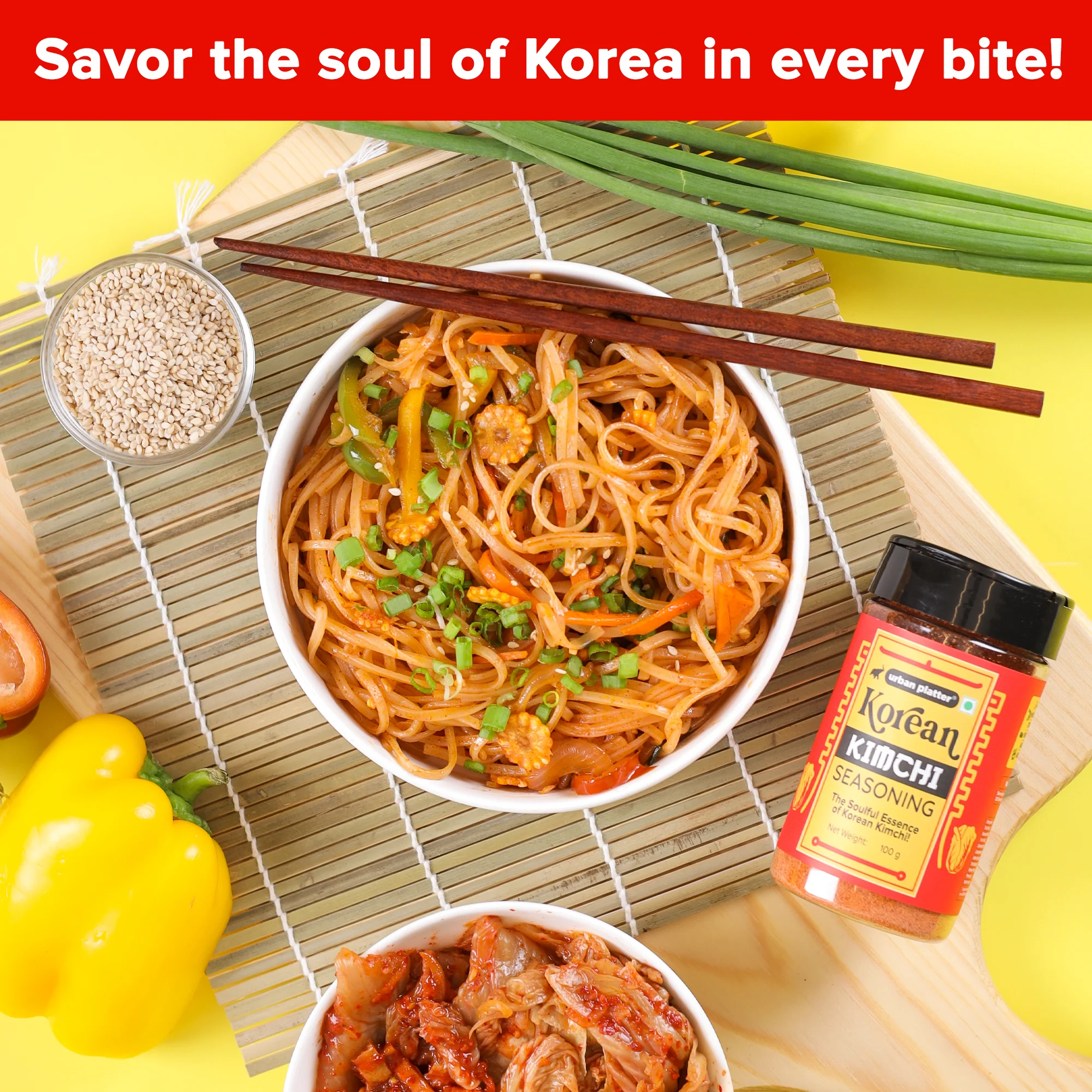 Korean Kimchi Seasoning, 100g (Plant-Based | Authentic Kimchi-Inspired | Signature Korean-Style Flavour) - Image 5