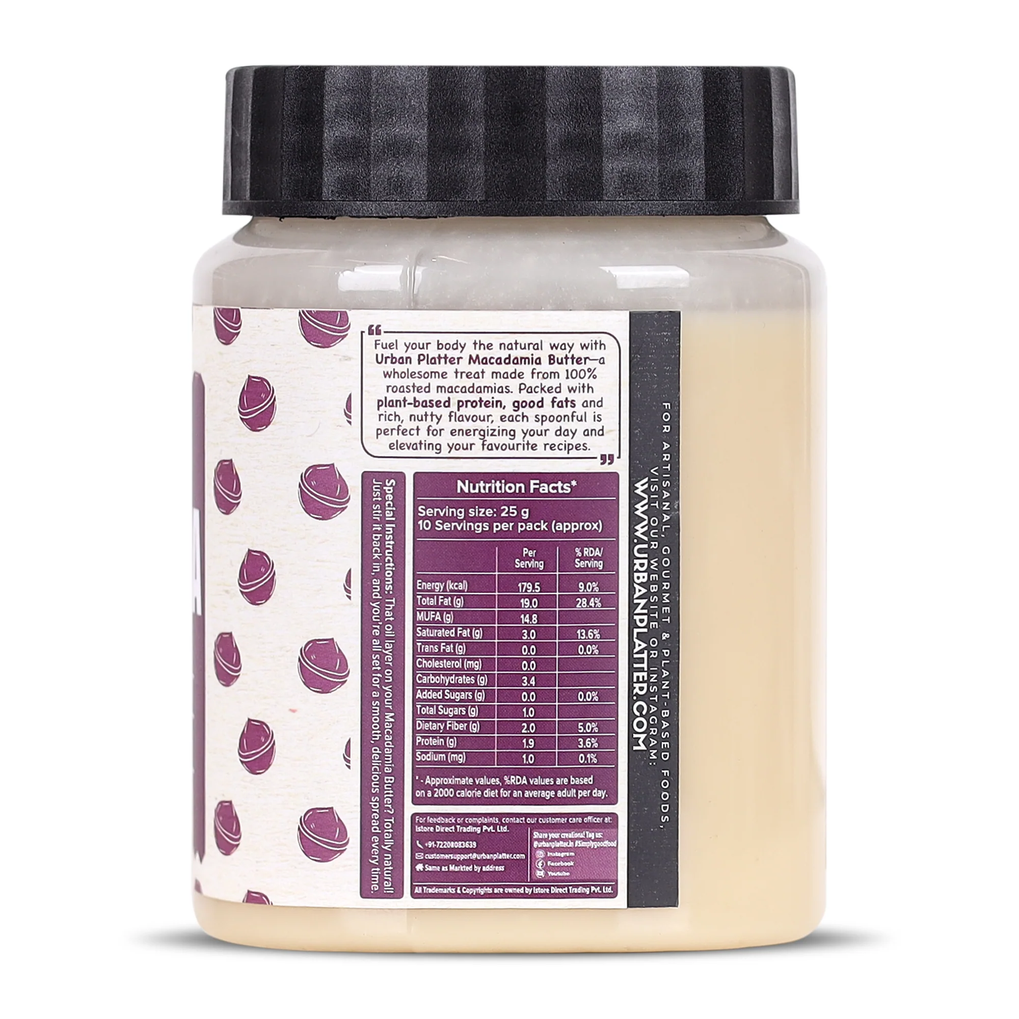 Macadamia Butter, 250g (Delicate Creamy Spread | Single Ingredient | Keto-Friendly) - Image 3