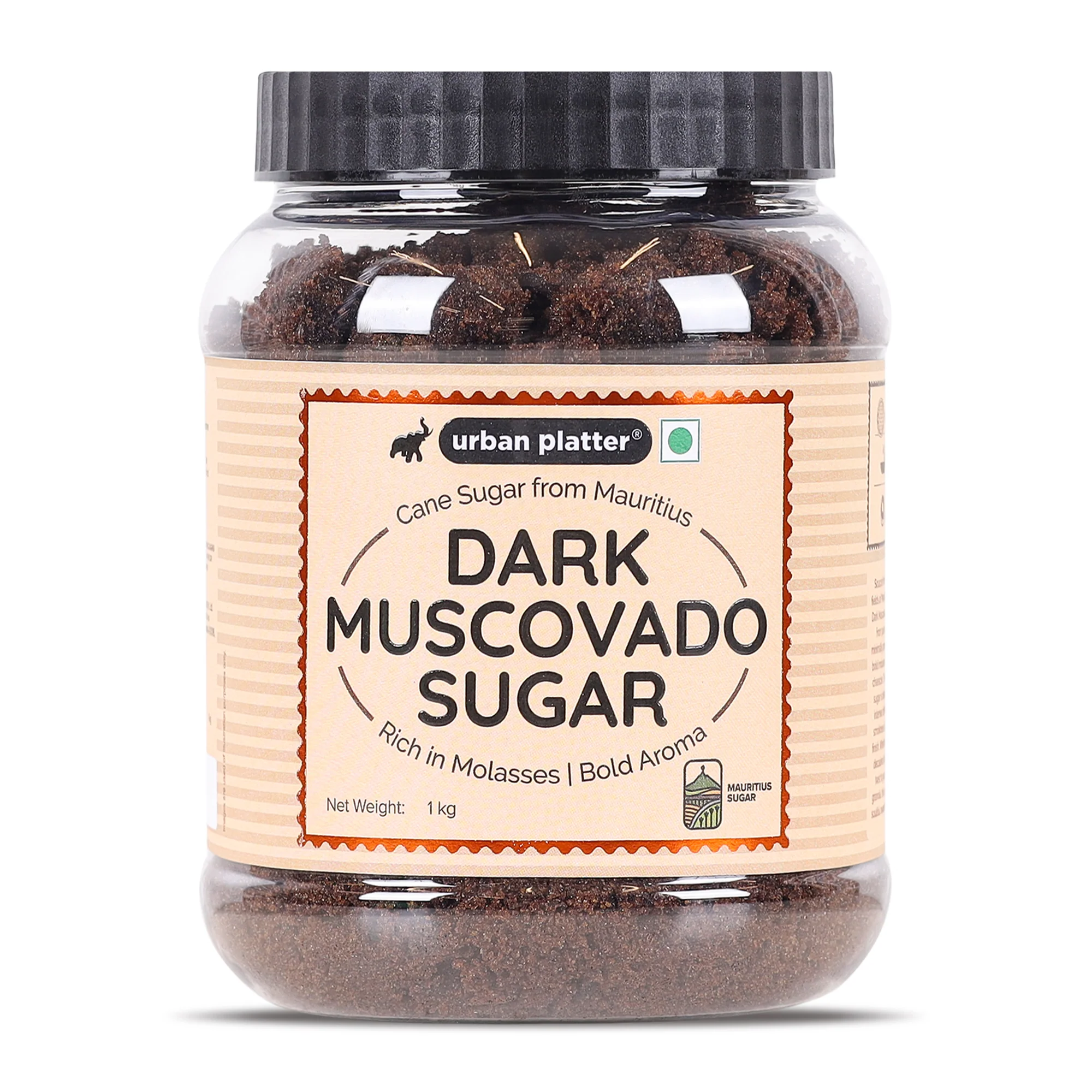 Mauritian Dark Muscovado Sugar, 1kg (Rich & Intense | Perfect for indulgent Baking & Desserts)