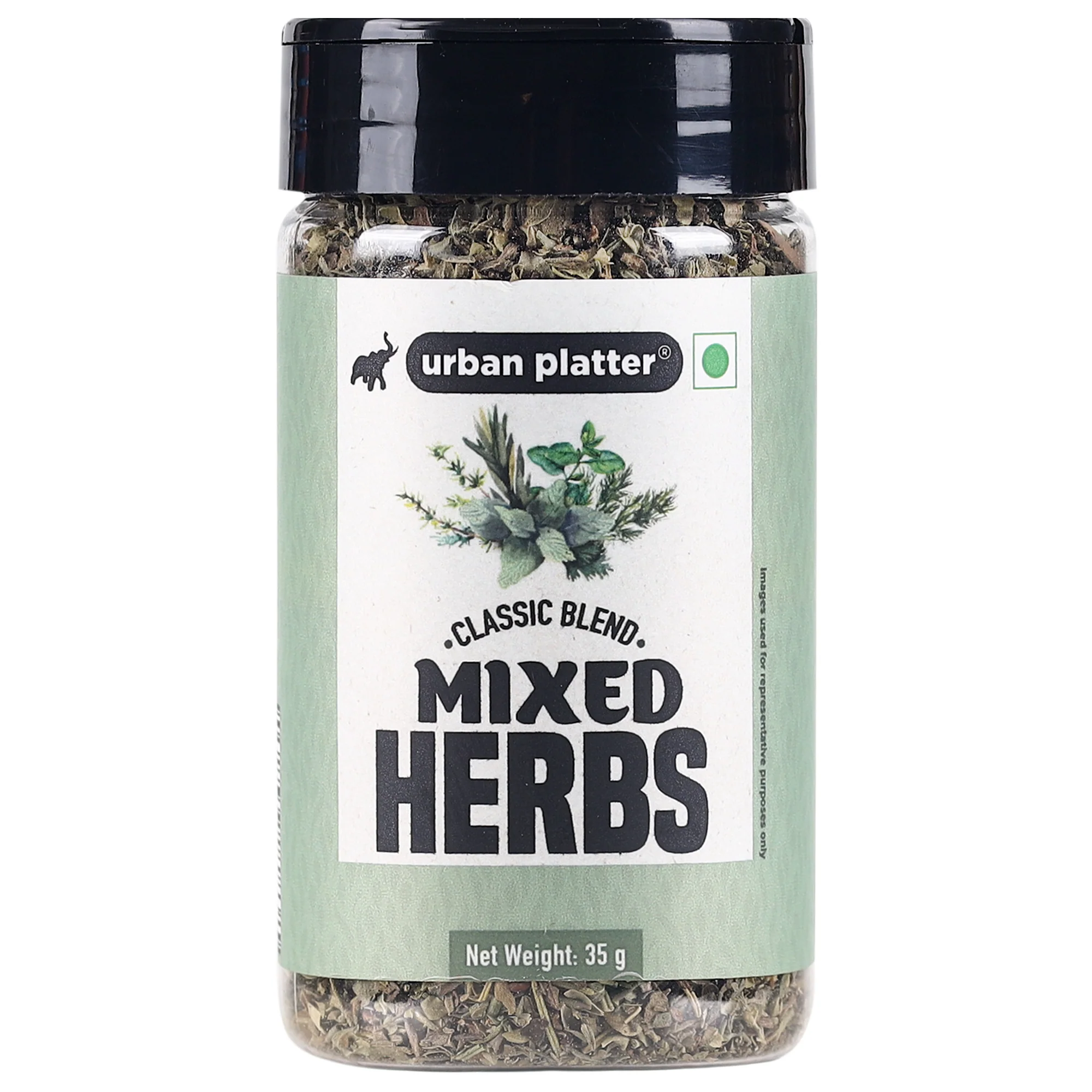 Mixed Herbs Shaker Jar, [Seasoning Mix of Oregano, Rosemary, Basil, Thyme]