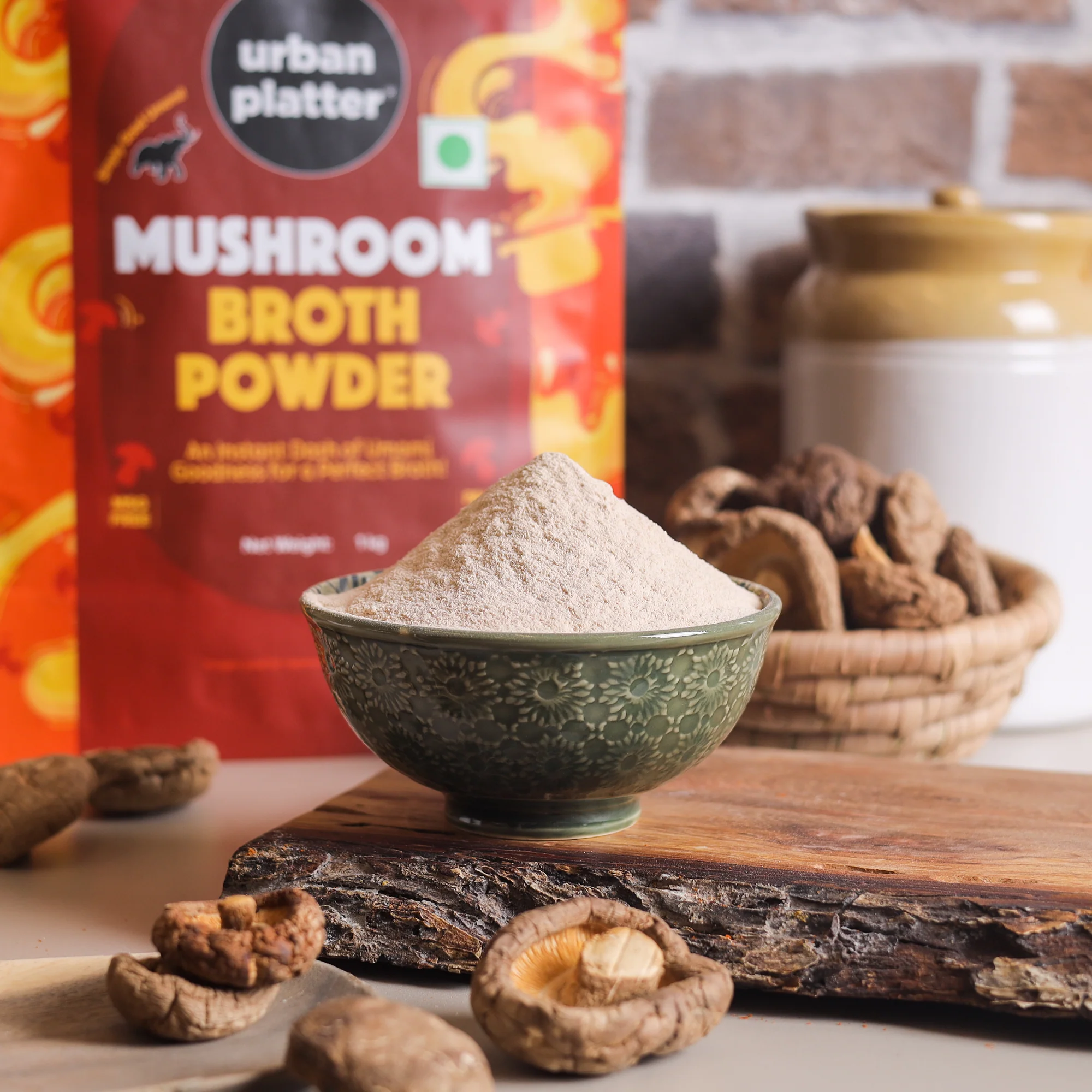 Mushroom Bouillon & Broth Powder, 1kg (Plant-Based | Instant Soup Base | MSG-free | Umami-Rich) - Image 3