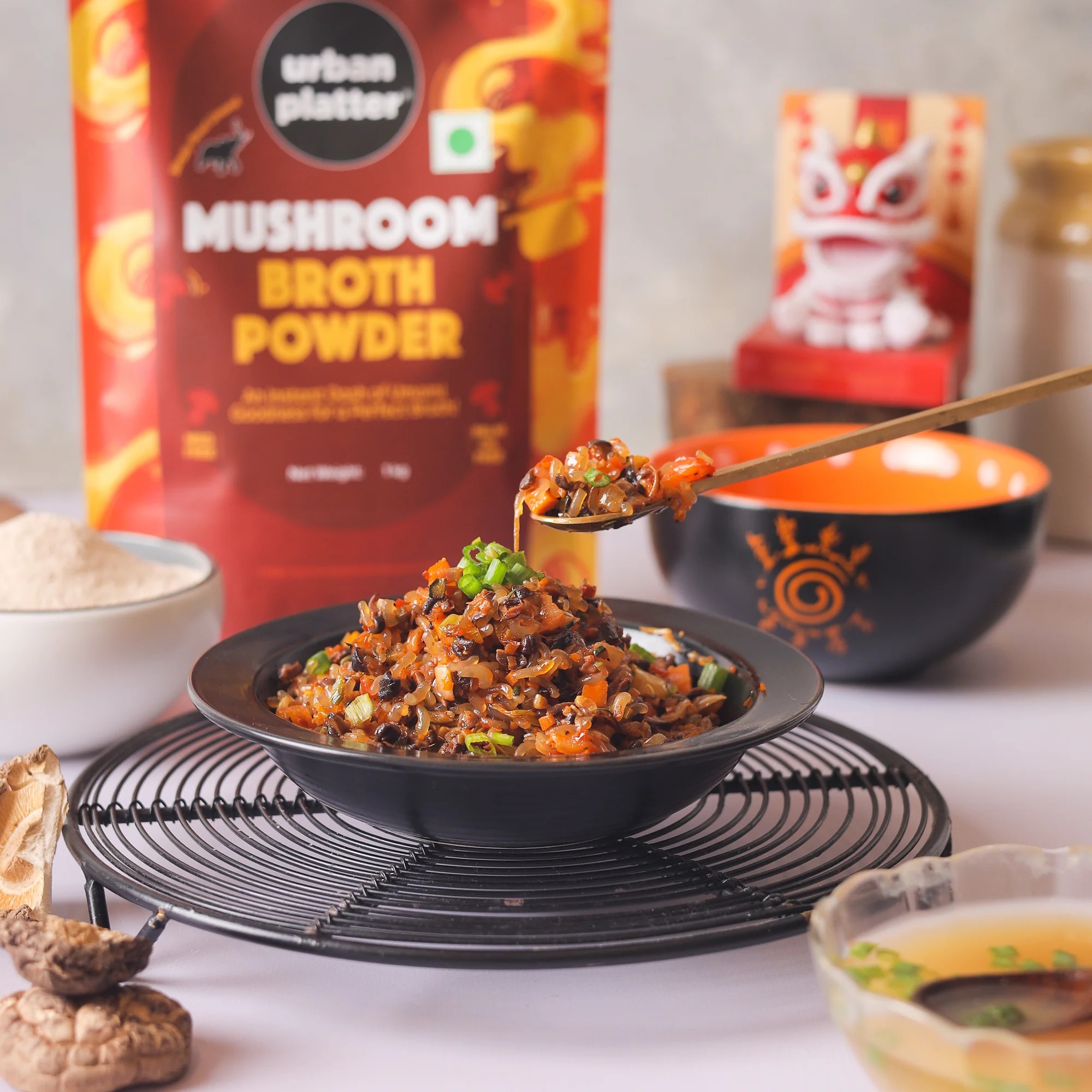 Mushroom Bouillon & Broth Powder, 1kg (Plant-Based | Instant Soup Base | MSG-free | Umami-Rich) - Image 4