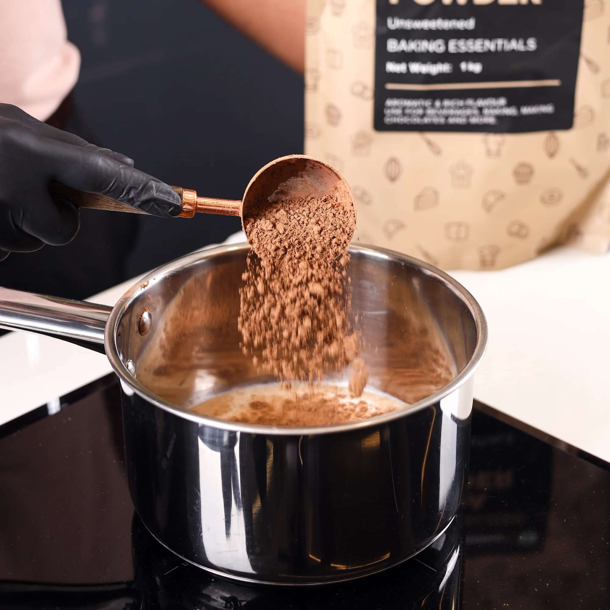 Natural Unsweetened Non Alkalized Cocoa Powder, 1Kg - Image 3