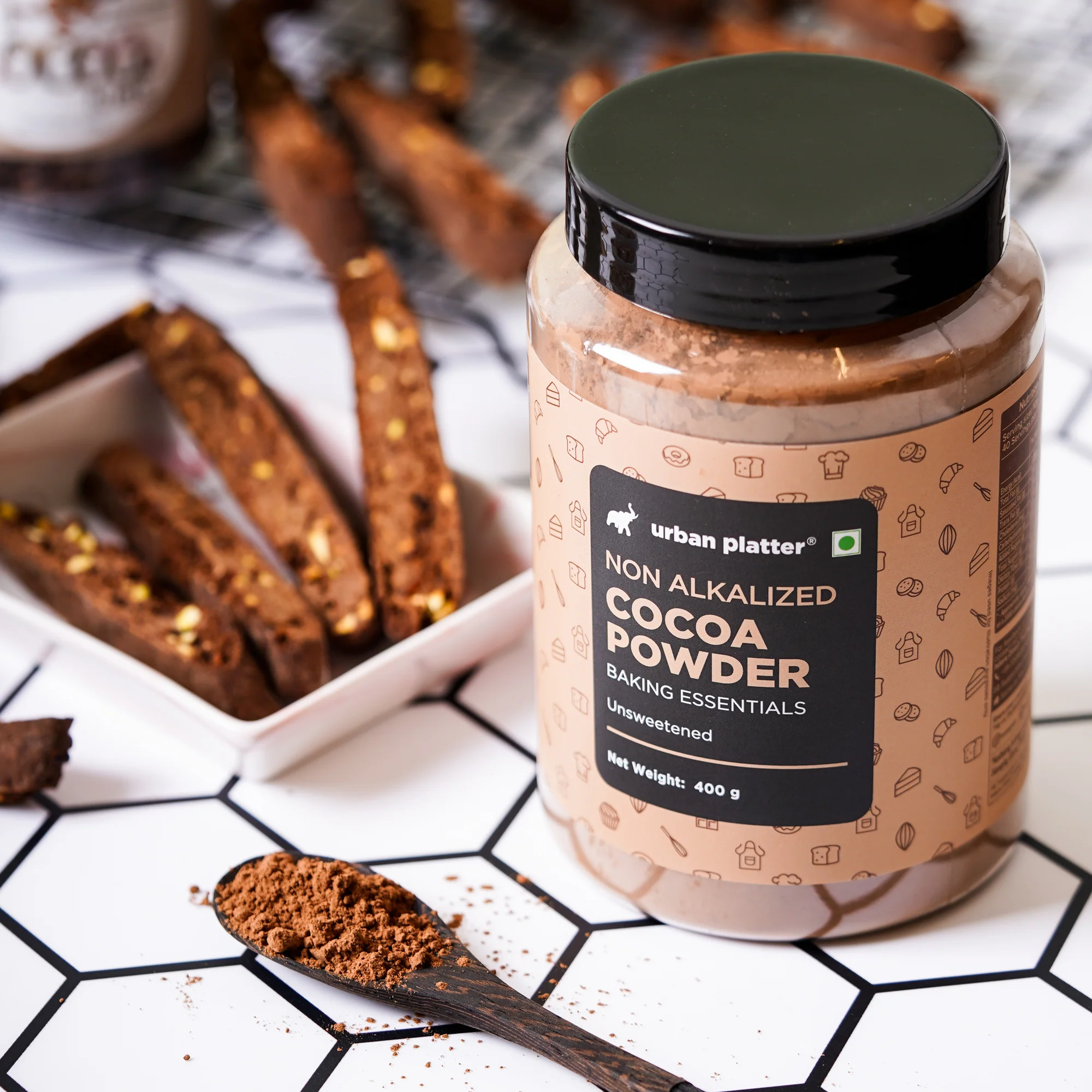 Cocoa Powder, 400g (Unsweetened | Rich Chocolate Flavour | Ideal for Baking, Beverages & Desserts | 100% Pure Cocoa) - Image 5
