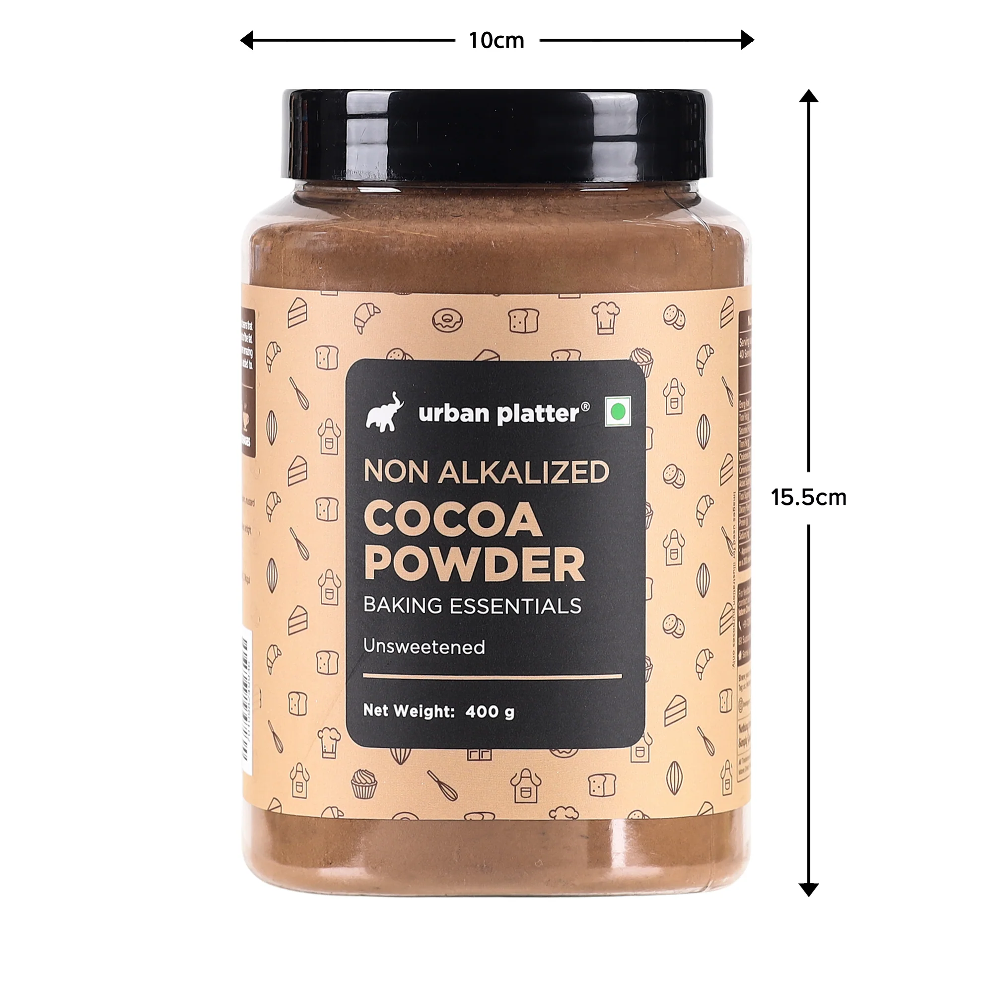 Cocoa Powder, 400g (Unsweetened | Rich Chocolate Flavour | Ideal for Baking, Beverages & Desserts | 100% Pure Cocoa) - Image 7