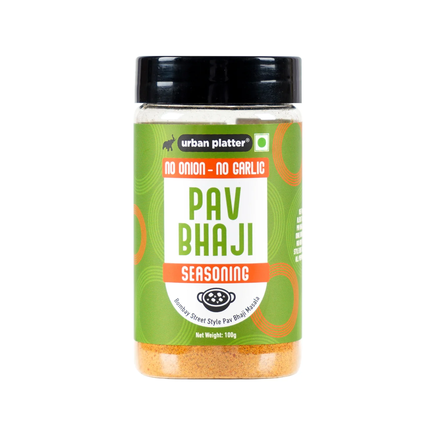 Jain Pav Bhaji Seasoning, 100g (Street Style Pav Bhaji Masala, Masala Pav and Tawa Pulav)