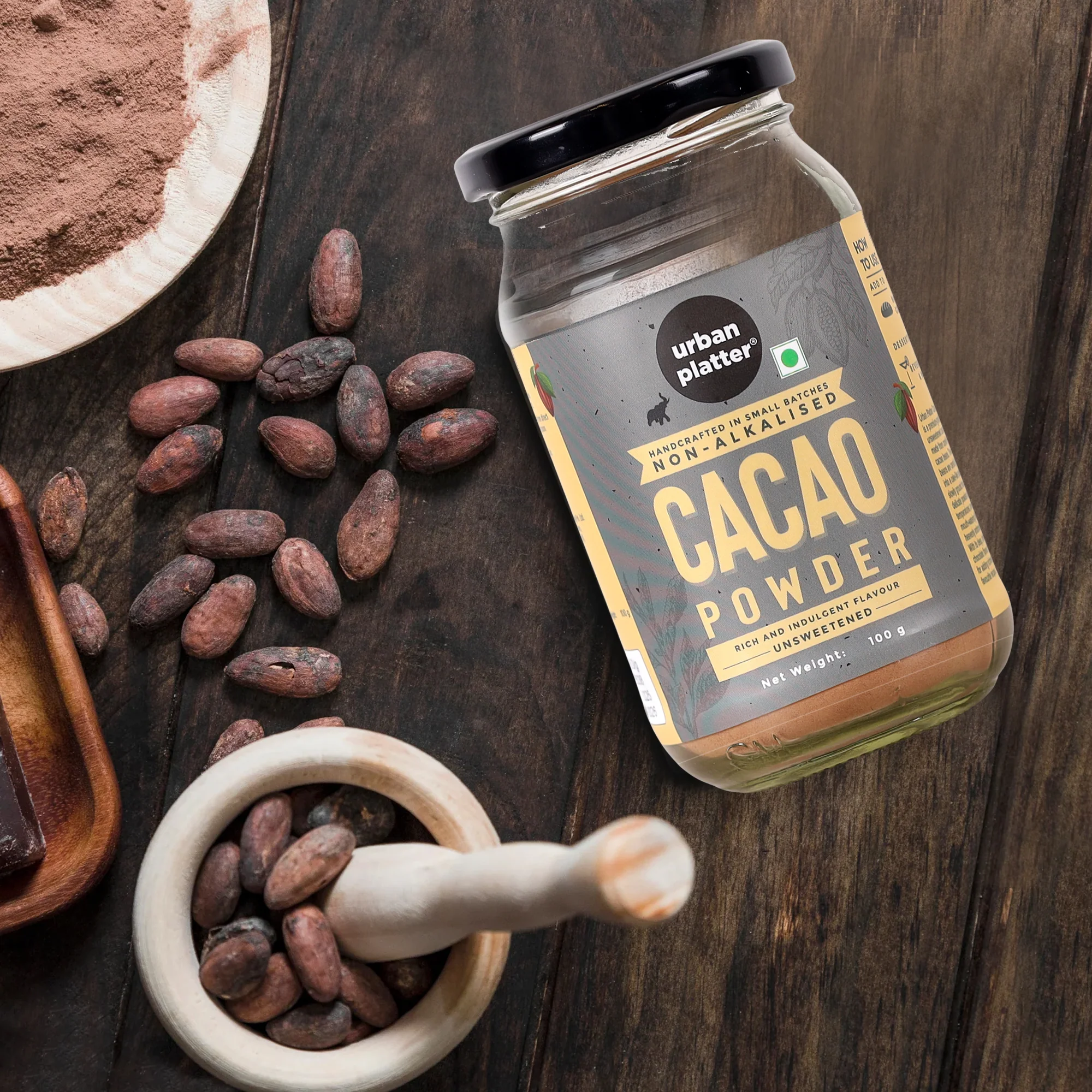 Non-Alkalized Cacao Powder, 100g - Image 5