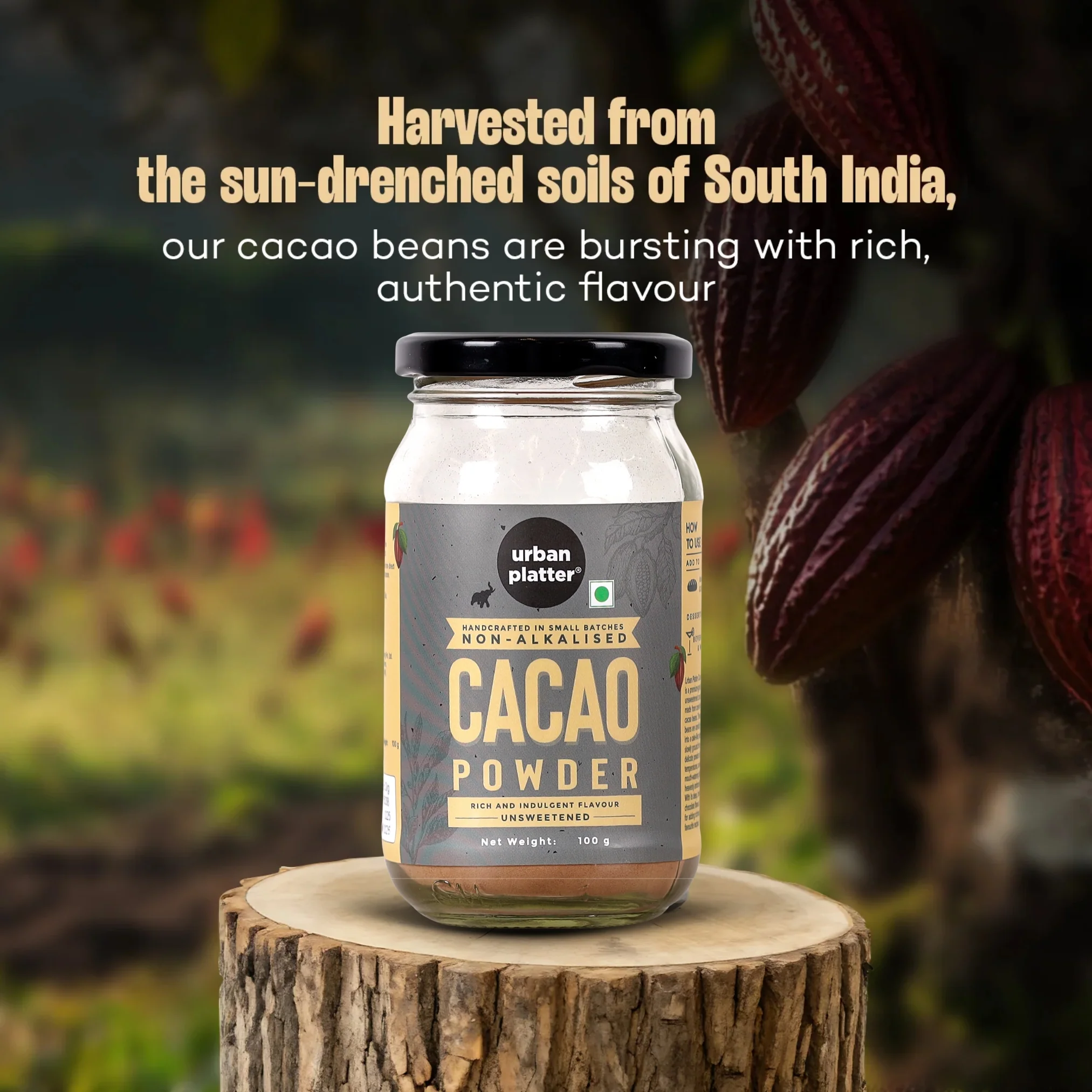 Non-Alkalized Cacao Powder, 100g - Image 6